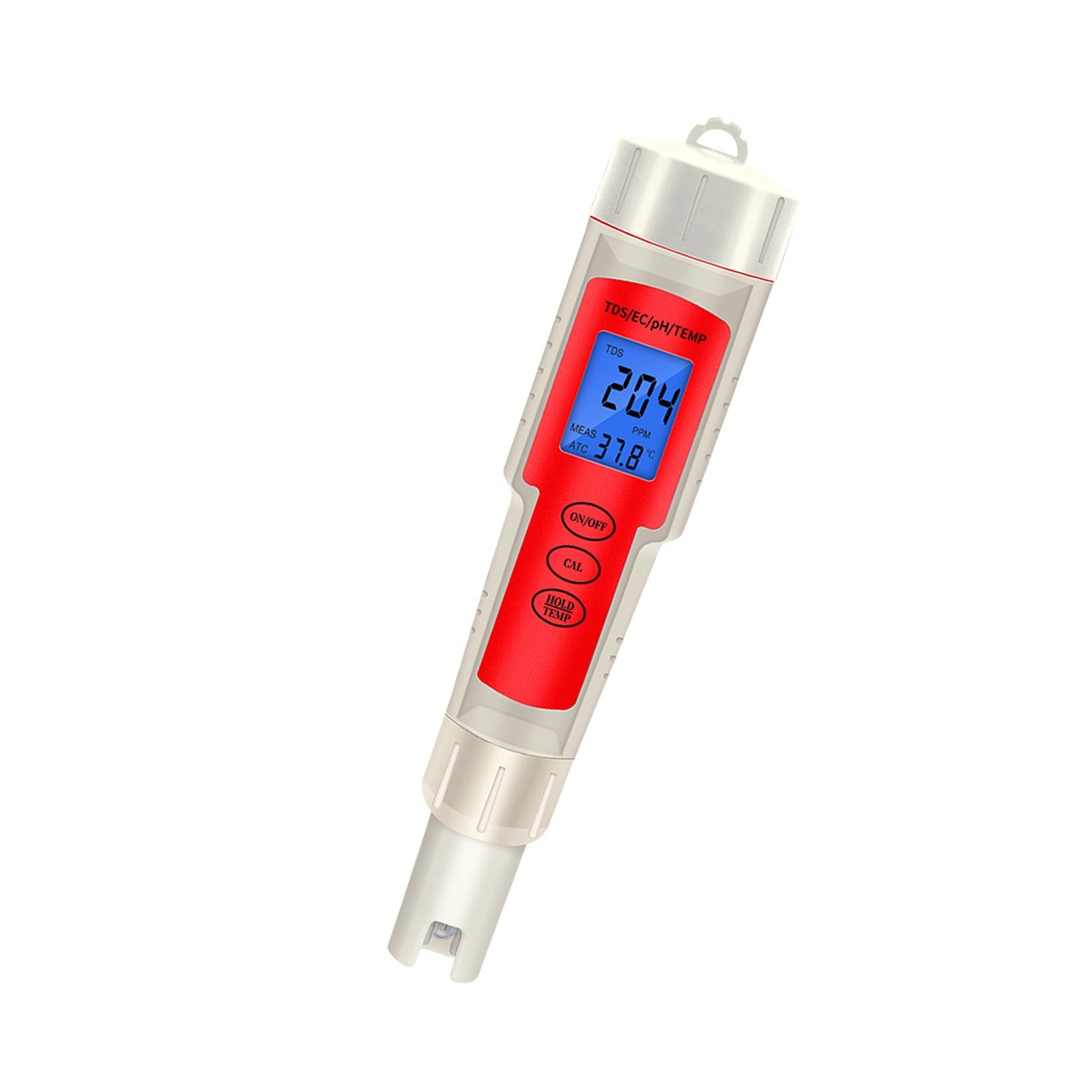 Tester per analisi della qualità dell'acqua con penna digitale 4In1 PH/TDS/EC/temperatura
