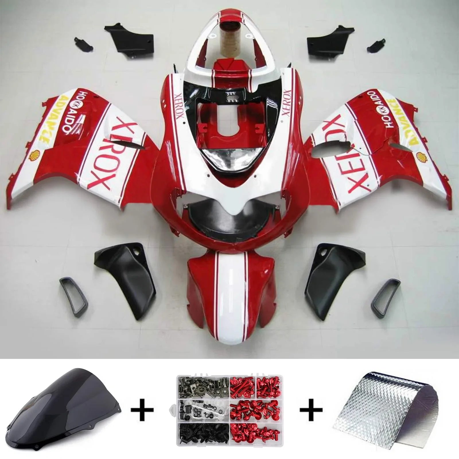 Amotopart Suzuki TL1000R 1998-2003 Kit Carénage Carrosserie Plastique ABS