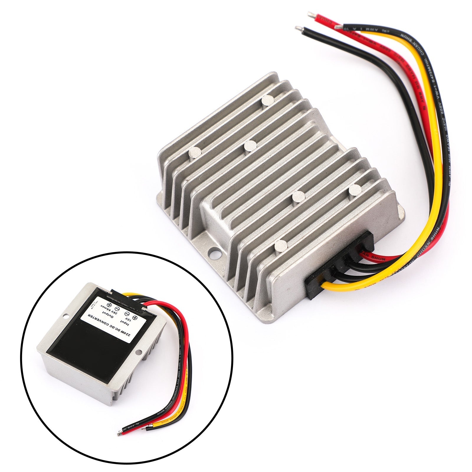 Módulo regulador de voltaje del convertidor de potencia de impulso de 12V a 28V 8A DC-DC