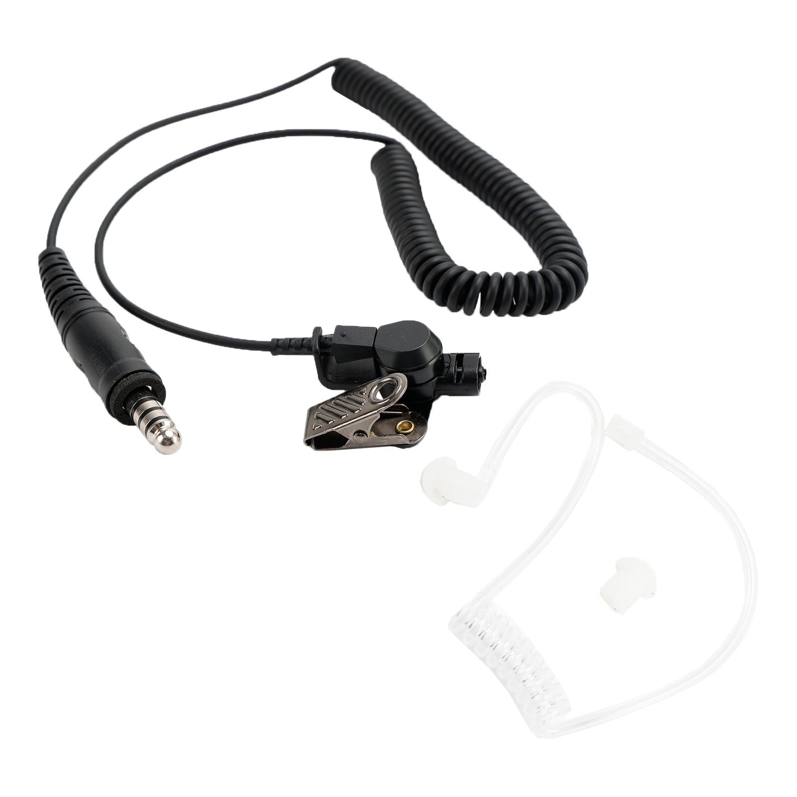 Auriculares intrauditivos con tubo de aire transparente 7.1-A3 de escucha única, auriculares de 7,1 mm
