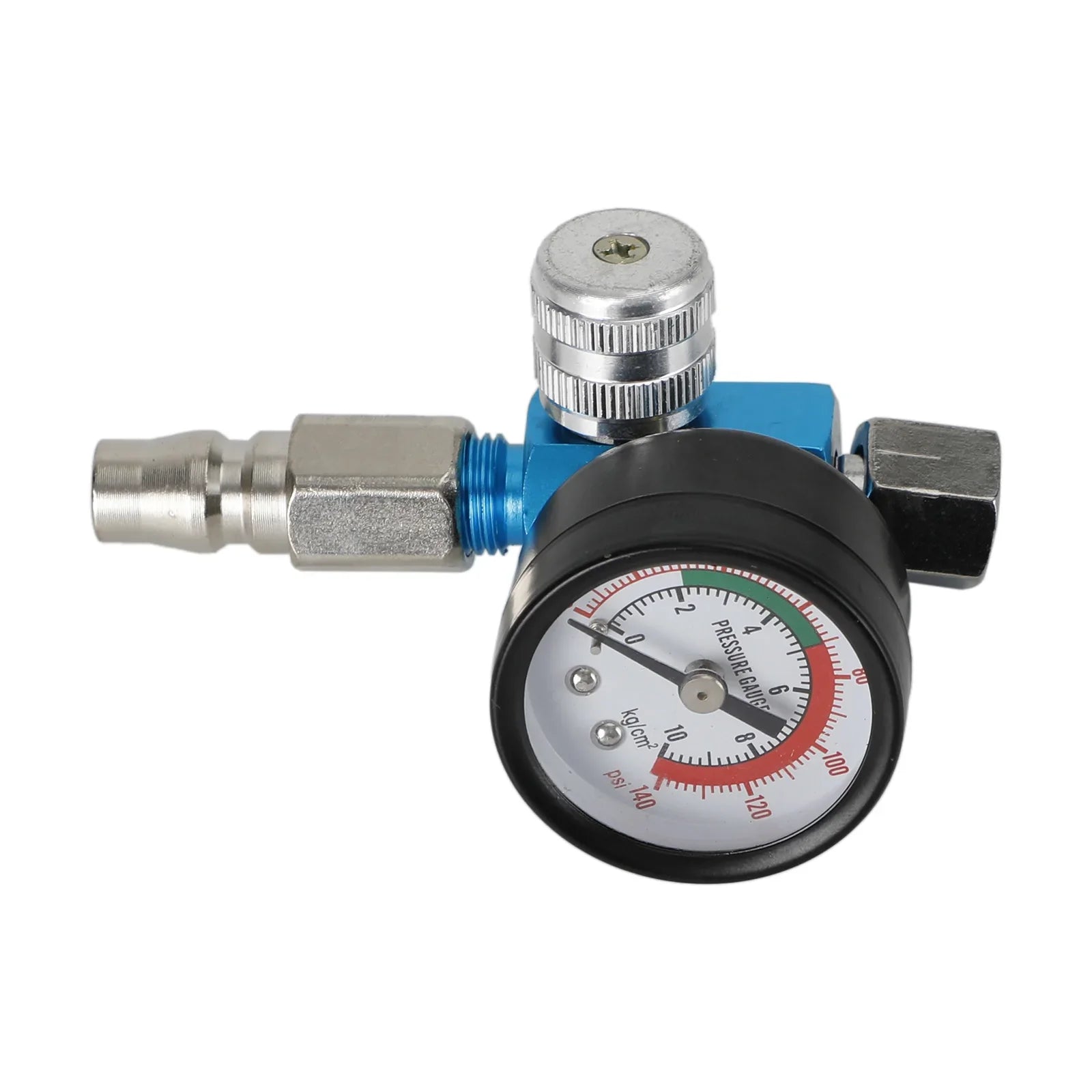 Outil de valve de régulateur d'air bleu Mini 1/4 "jauge de pressostat pour pistolet à peinture