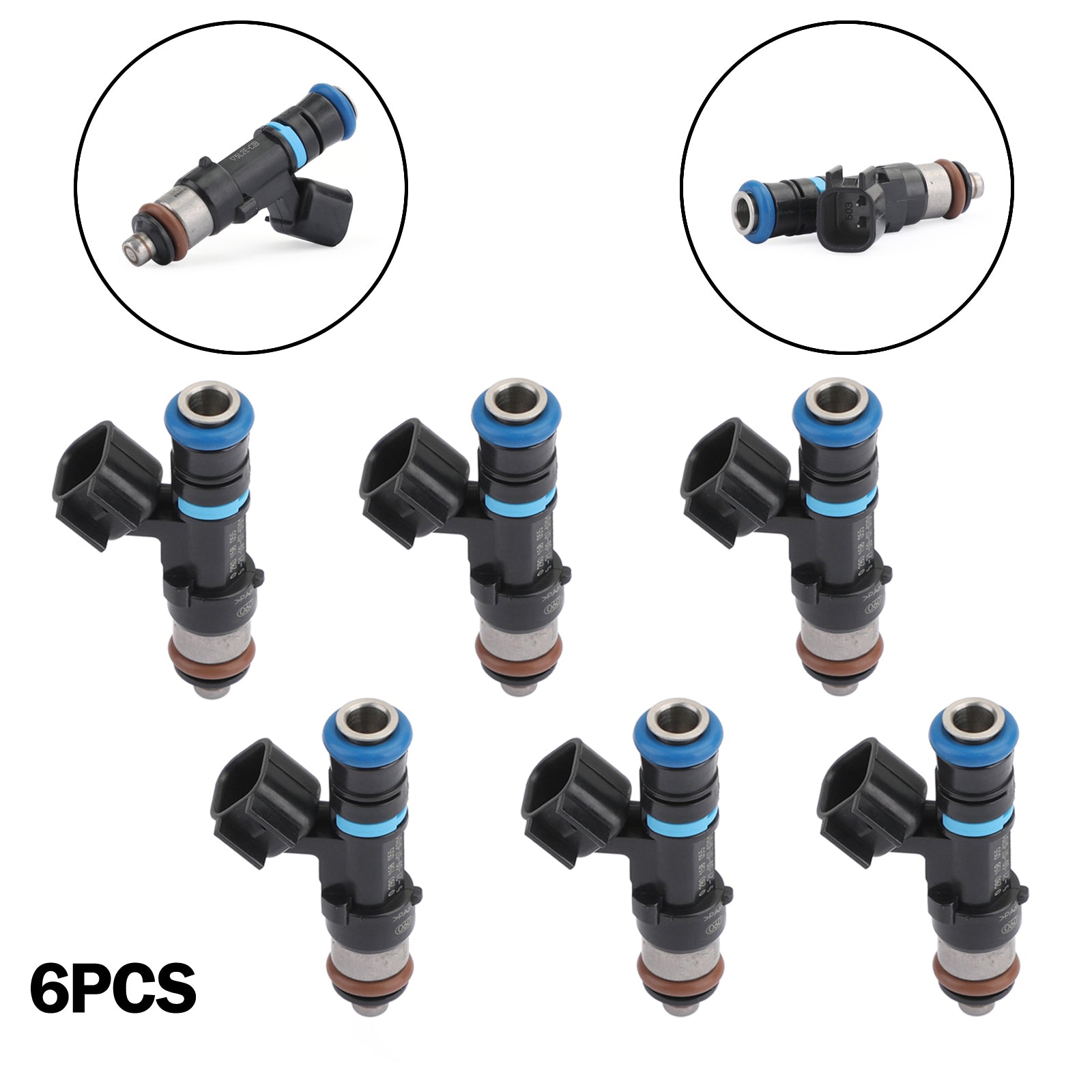 6PCS Fuel Injectors fits for Ford Explorer Ranger Mazda B4000 4.0L V6 0280158055