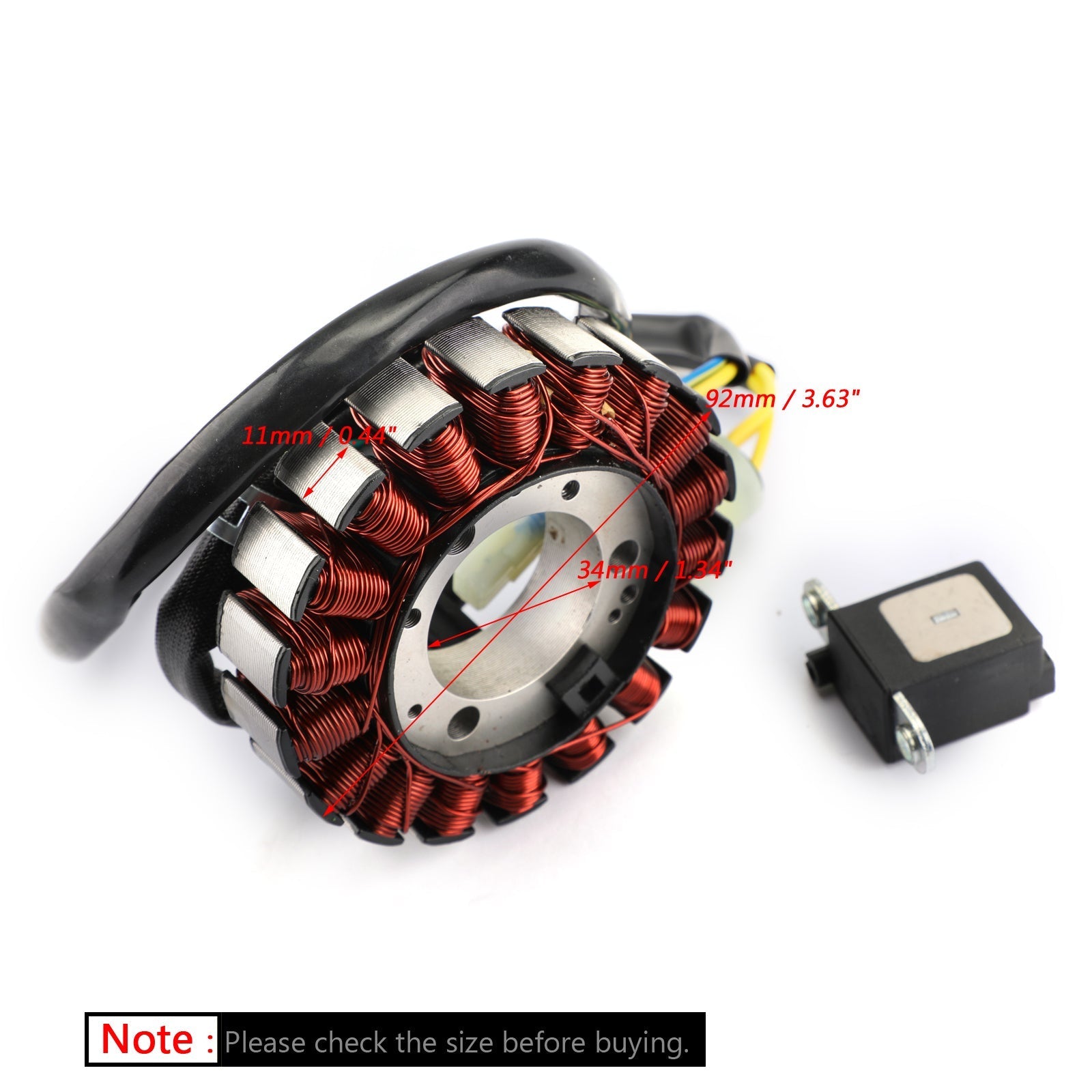 Bobine de stator 18 pôles pour Honda TRX300 FOREMAN 2X4/4X4 BigRed/FourTrax 300 88-00 générique