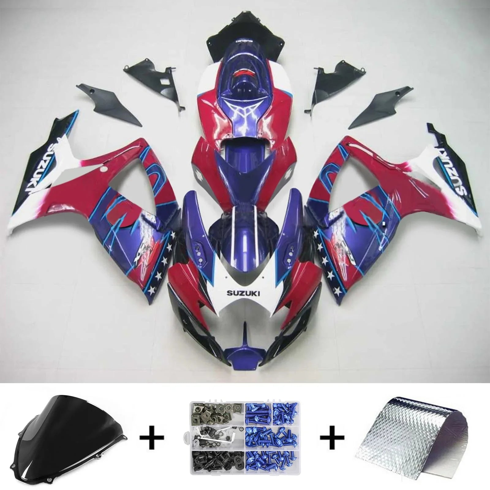 Kit de carénage Amotopart Suzuki GSXR 600/750 2006-2007