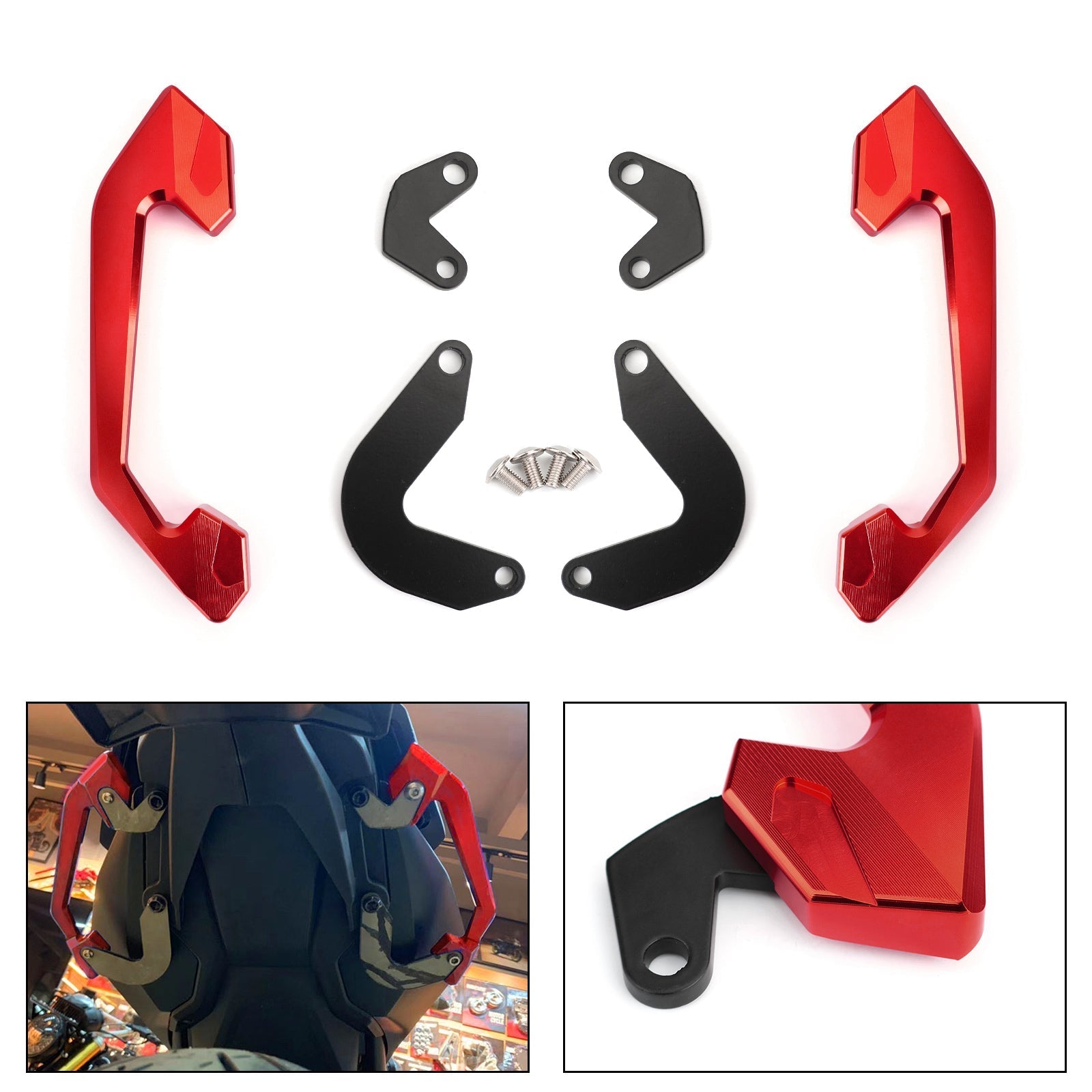 Support de main d'accoudoir de passager arrière de moto pour Honda CB650R 2019-2020 générique