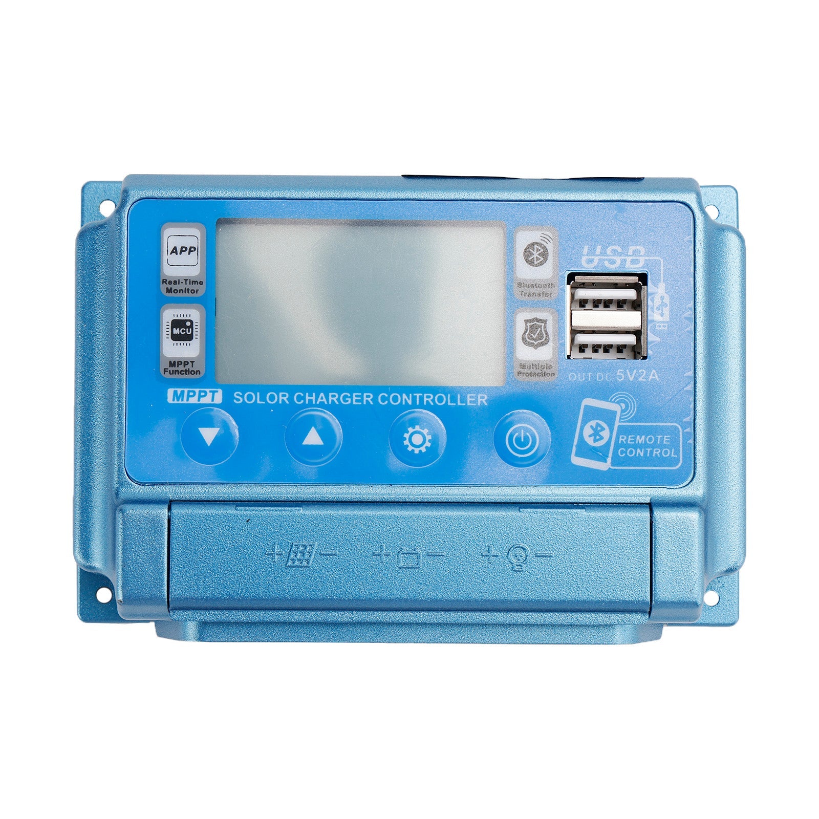 30A/40A/50A/60A MPPT Bluetooth aplikacja Solar Solar Controller 12V-60V lub