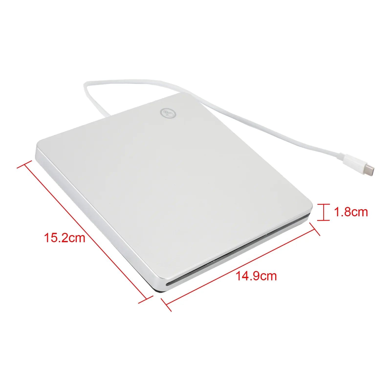 Lecteur Combo DVD Lecteur Blu-ray Portable Externe Type-C pour Win10 Mac OS