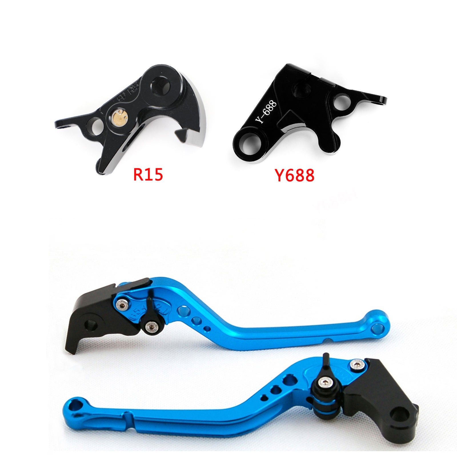 Levier de frein d'embrayage long pour Yamaha YZF R1/R1M/R1S 2015-2021 YZF R6 2017-2020 générique