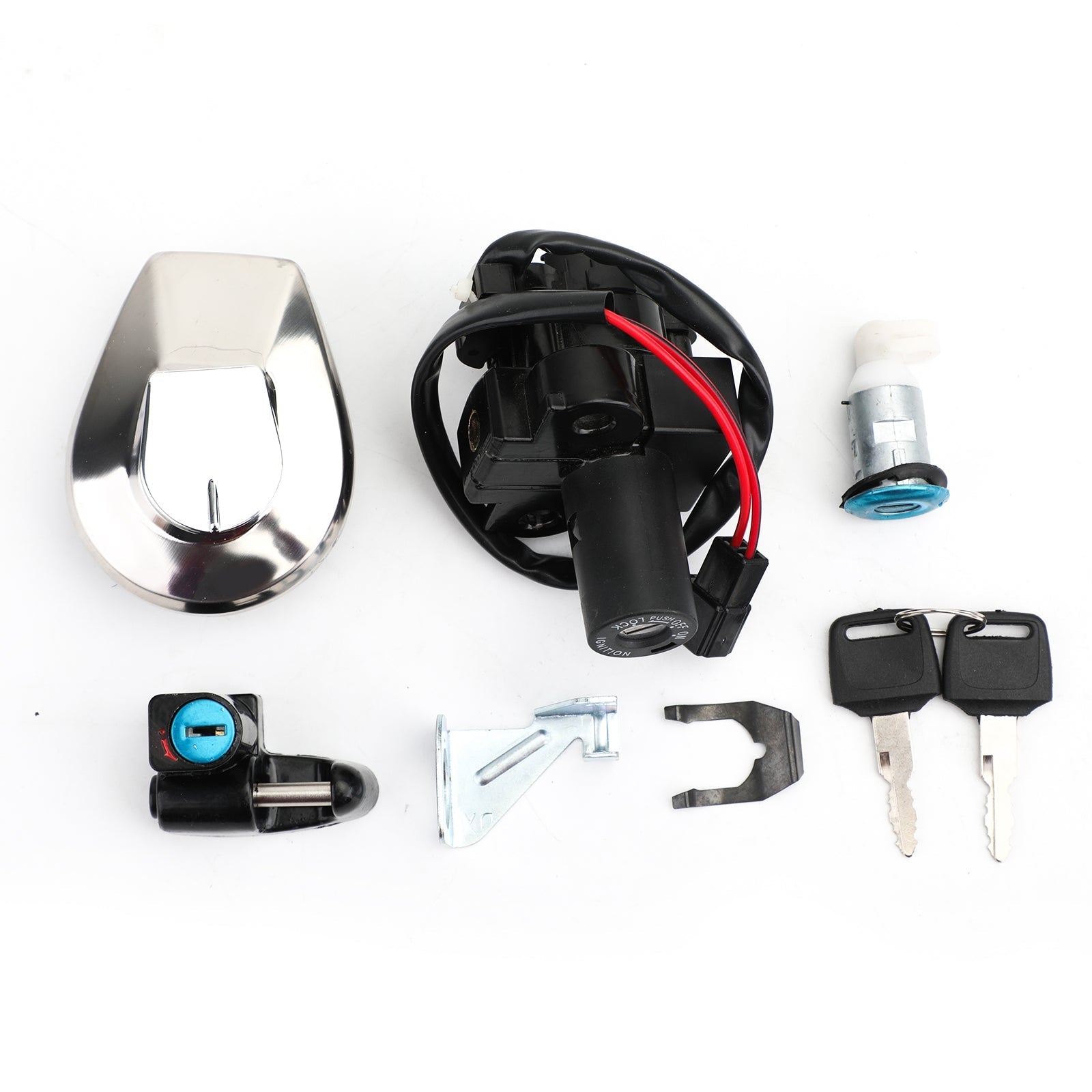 1991-2003 Honda CB 750 NightHawk Commutateur d'allumage Bouchon de gaz de carburant Kit de verrouillage de casque