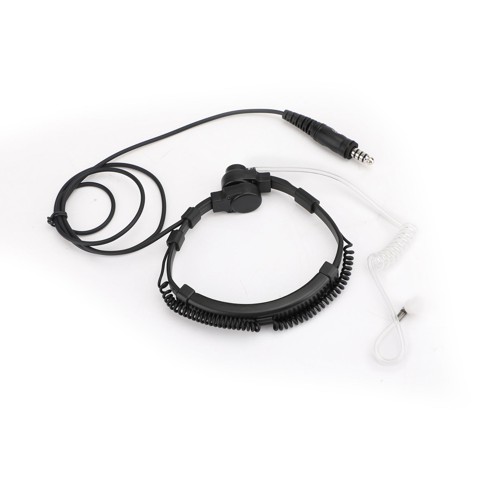 Para HYT PD415 PD500 PD505 6 Pin U94 PTT 7,1mm enchufe grande auriculares tácticos de garganta