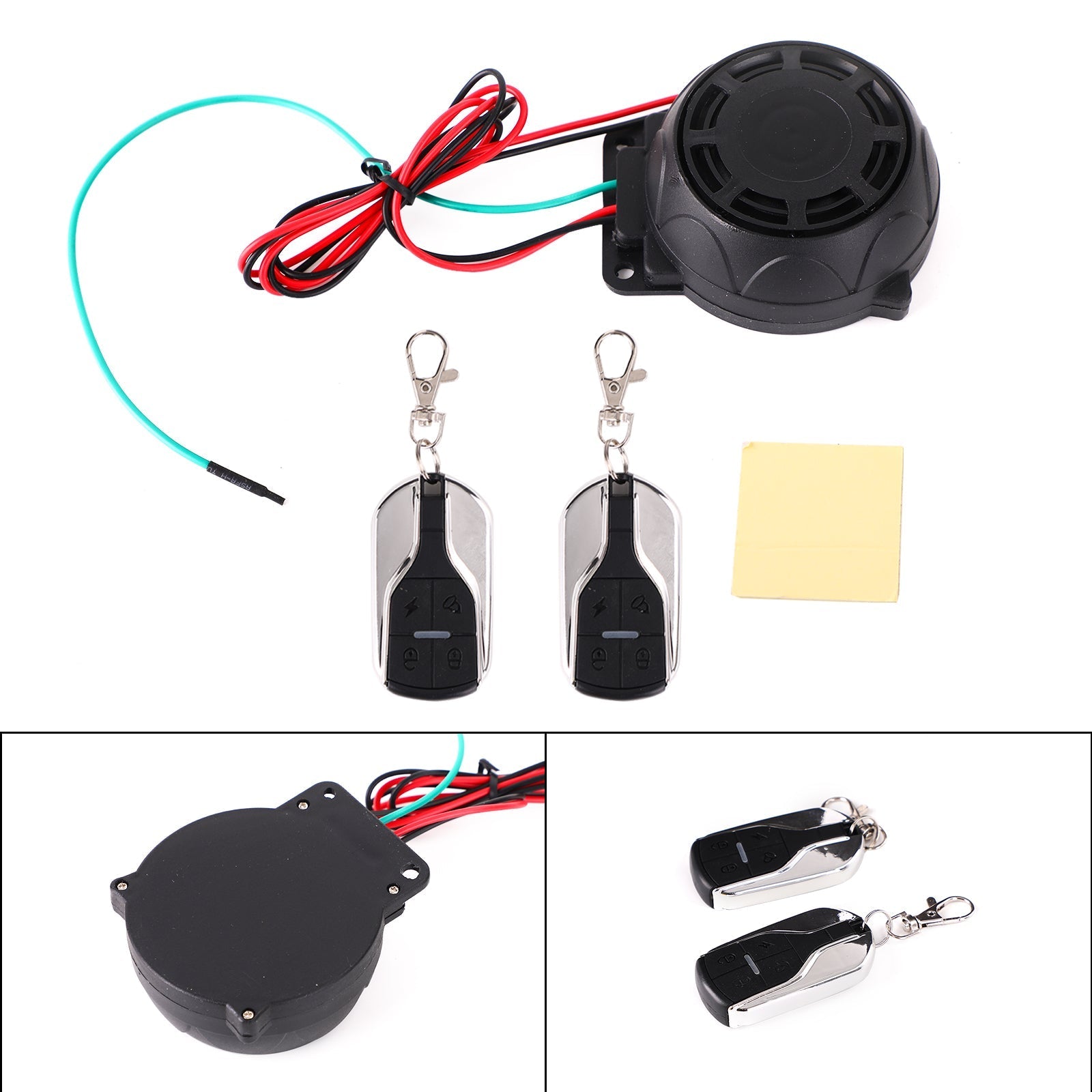 Kit de sistema de alarma de Control remoto de seguridad antirrobo detector para motocicleta genérica