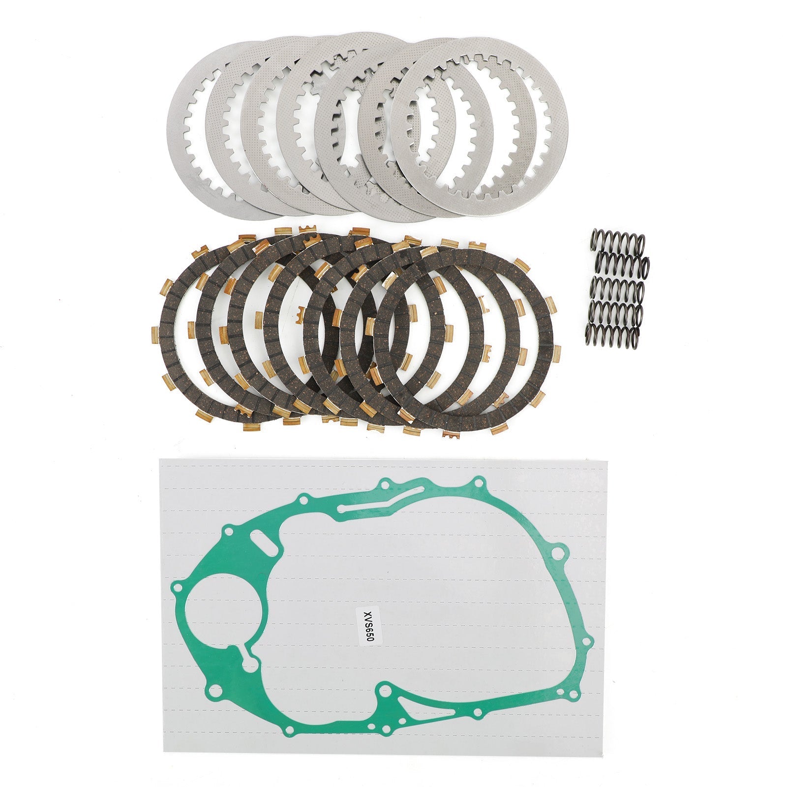 Kit Disco Frizione e Guarnizioni 3B6-W001G-00-00 per Yamaha V Star 650 1998-2011 Generico