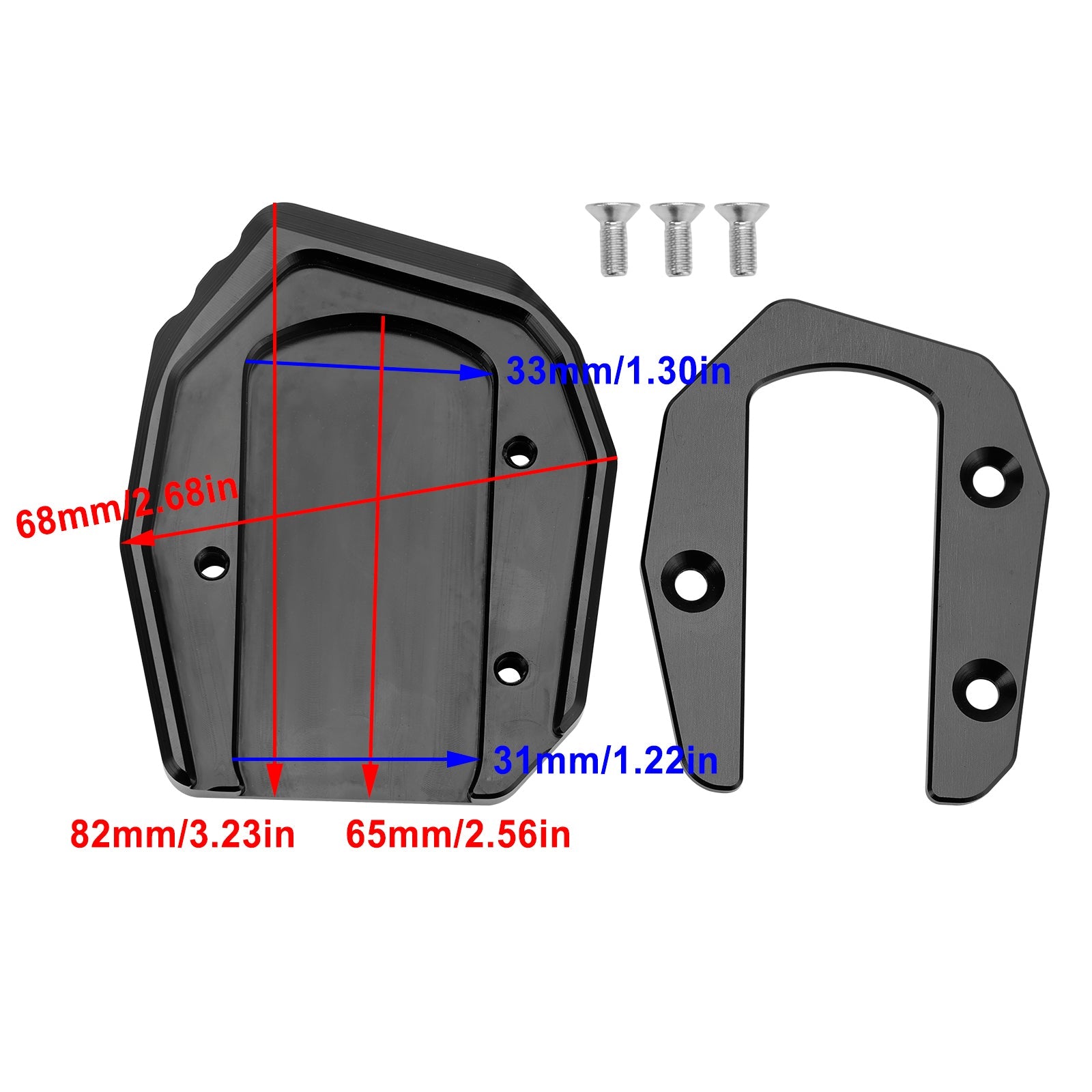 Kawasaki Vulcan S 650 VN650 2015-2021 Soporte de placa ampliada