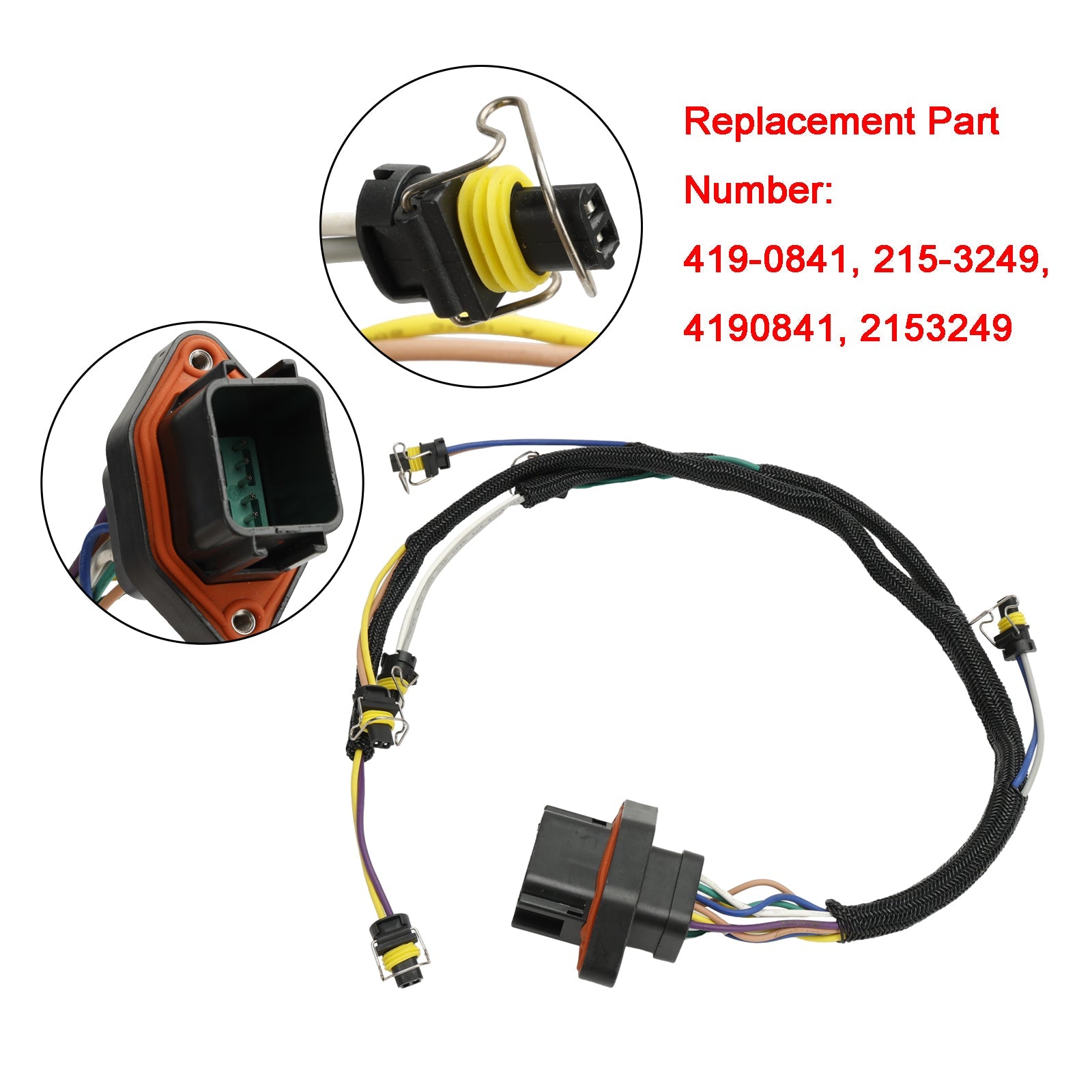 419-0841 215-3249 haz de cables del inyector de combustible para el motor 330D 336D de CAT C9