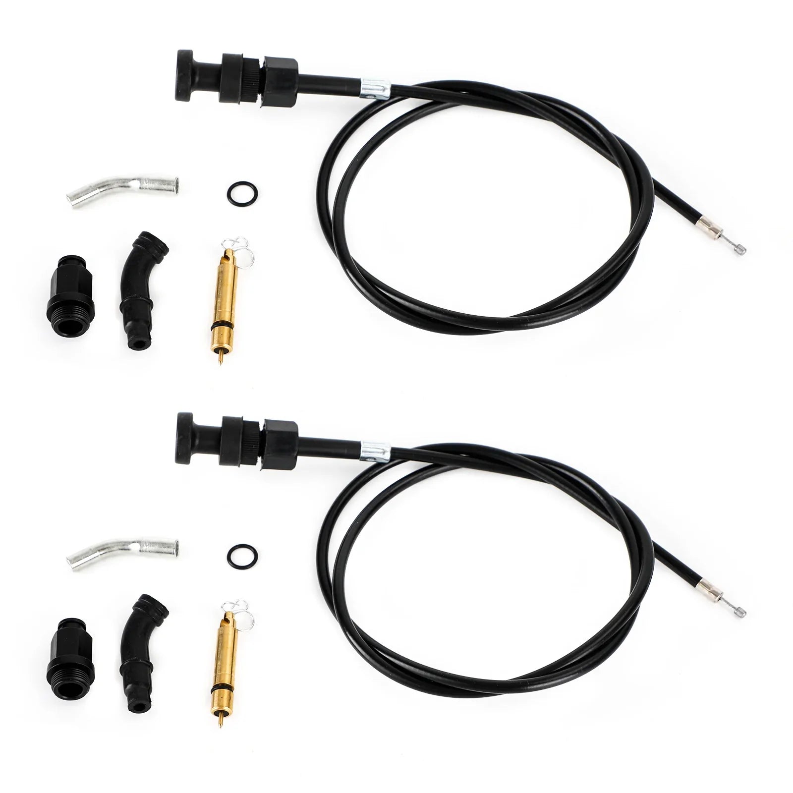 2x Kit de pistón de Cable de estrangulador de carburador para Honda Rancher TRX350 FM TM 00-06 genérico