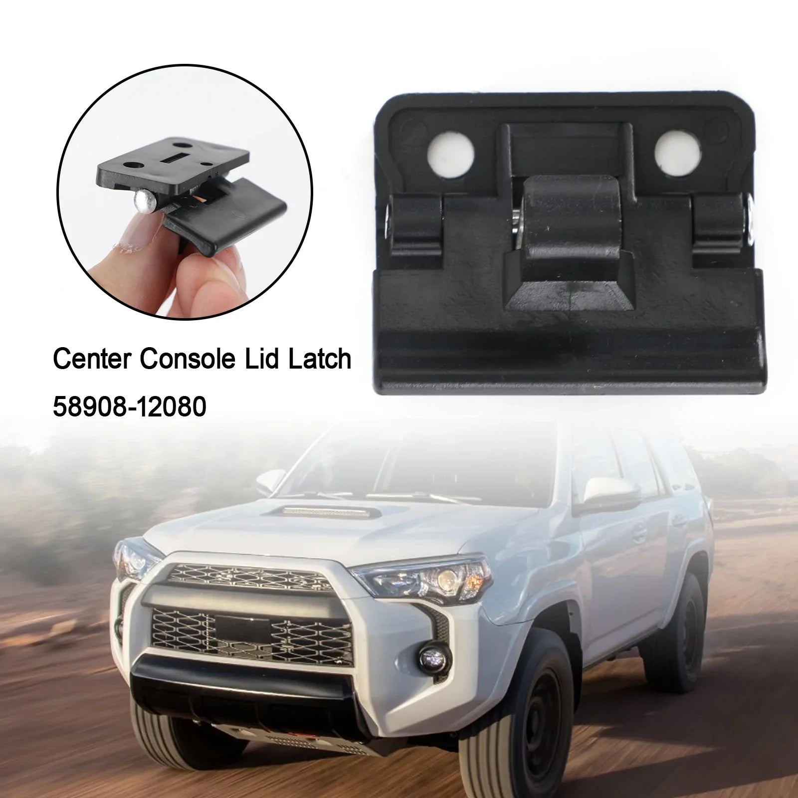 Chiusura del coperchio della console centrale 58908-12080 per Toyota 4Runner Land Cruiser Lexus Scion