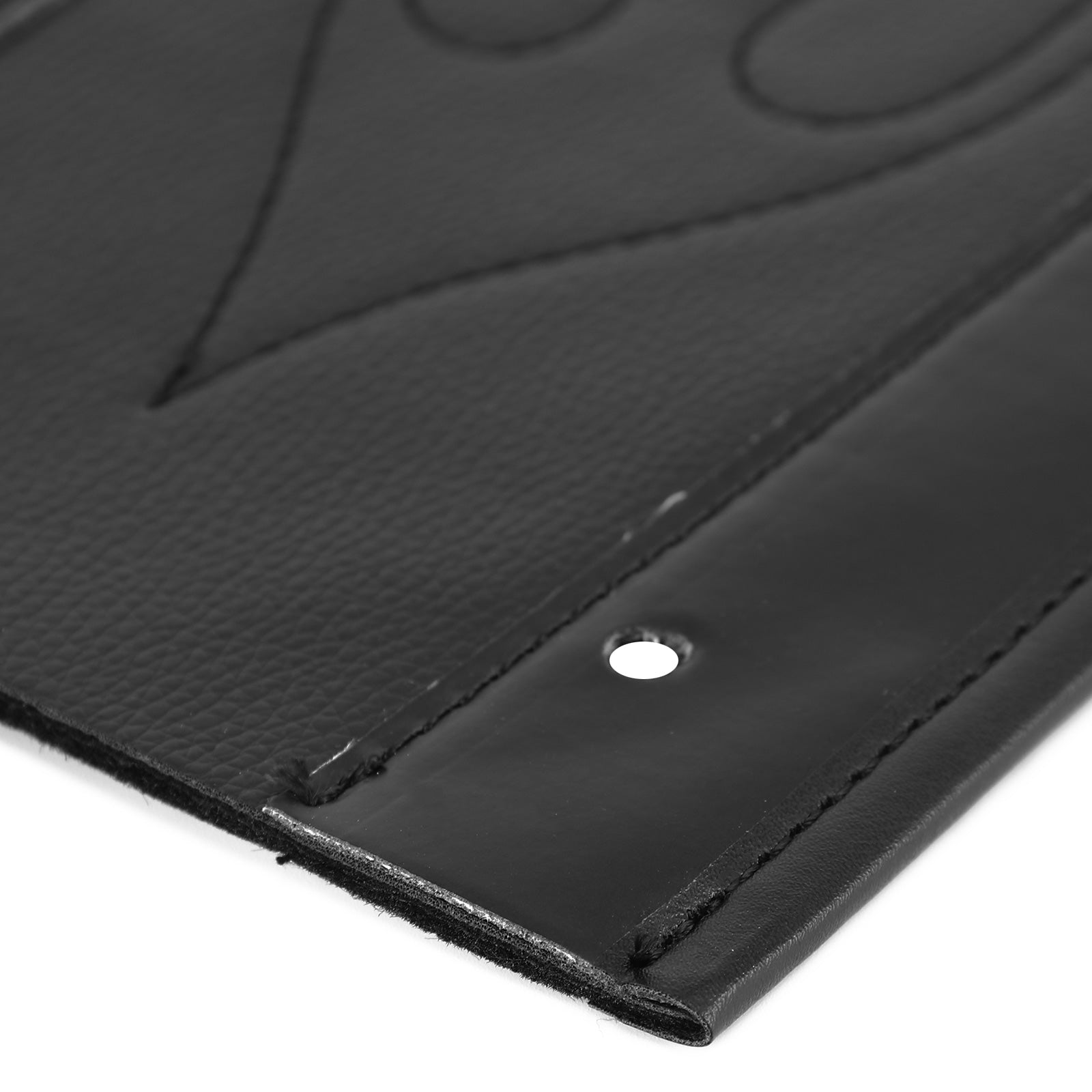 Flamme point cuir PU garde-boue arrière bavette siège Solo pour Touring Electra Road Glide générique