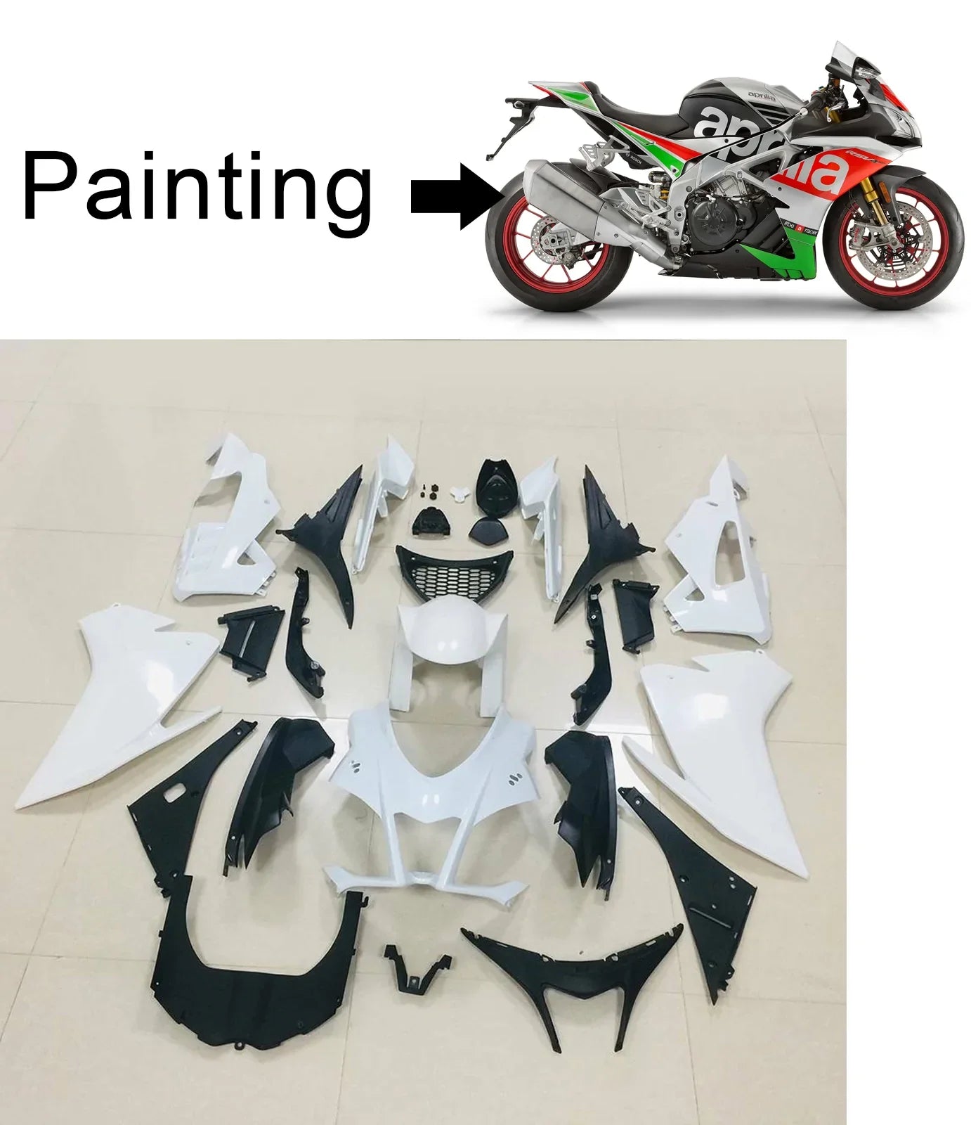 Kit carenatura Amotopart Aprilia RSV4 1000 2016-2018