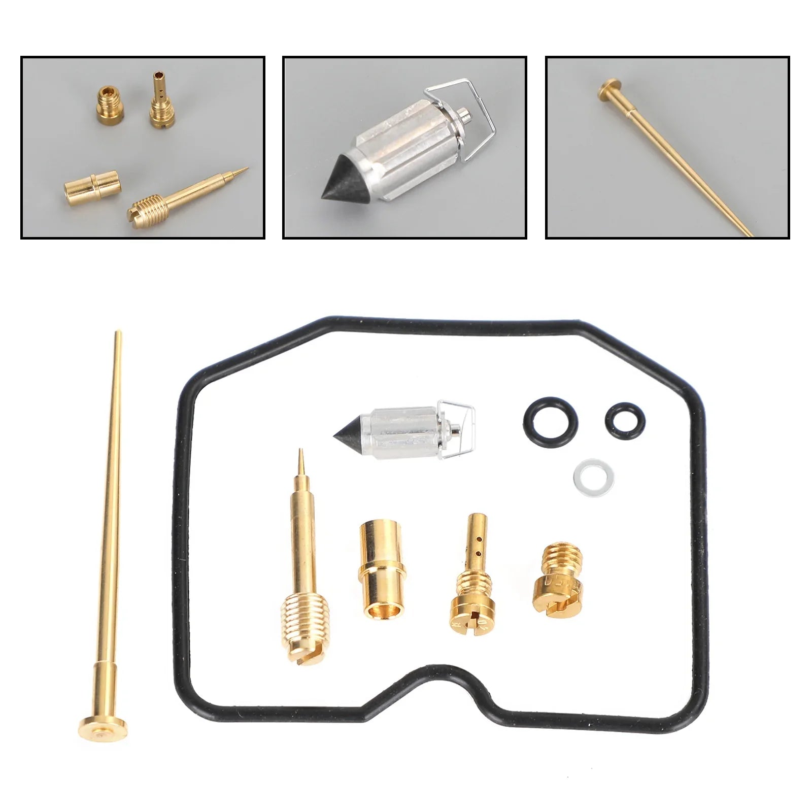 Kit de reconstrucción de carburador para Kawasaki KLR650 1987-2007 Dirtbike Generic