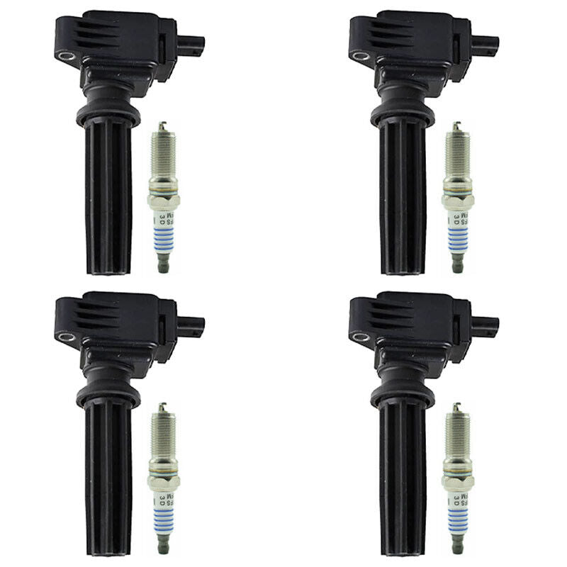 2012-2017 Ford Focus Titanium RS S Sel SE 4x Ignition Coils + UF670 Sveče za vžig