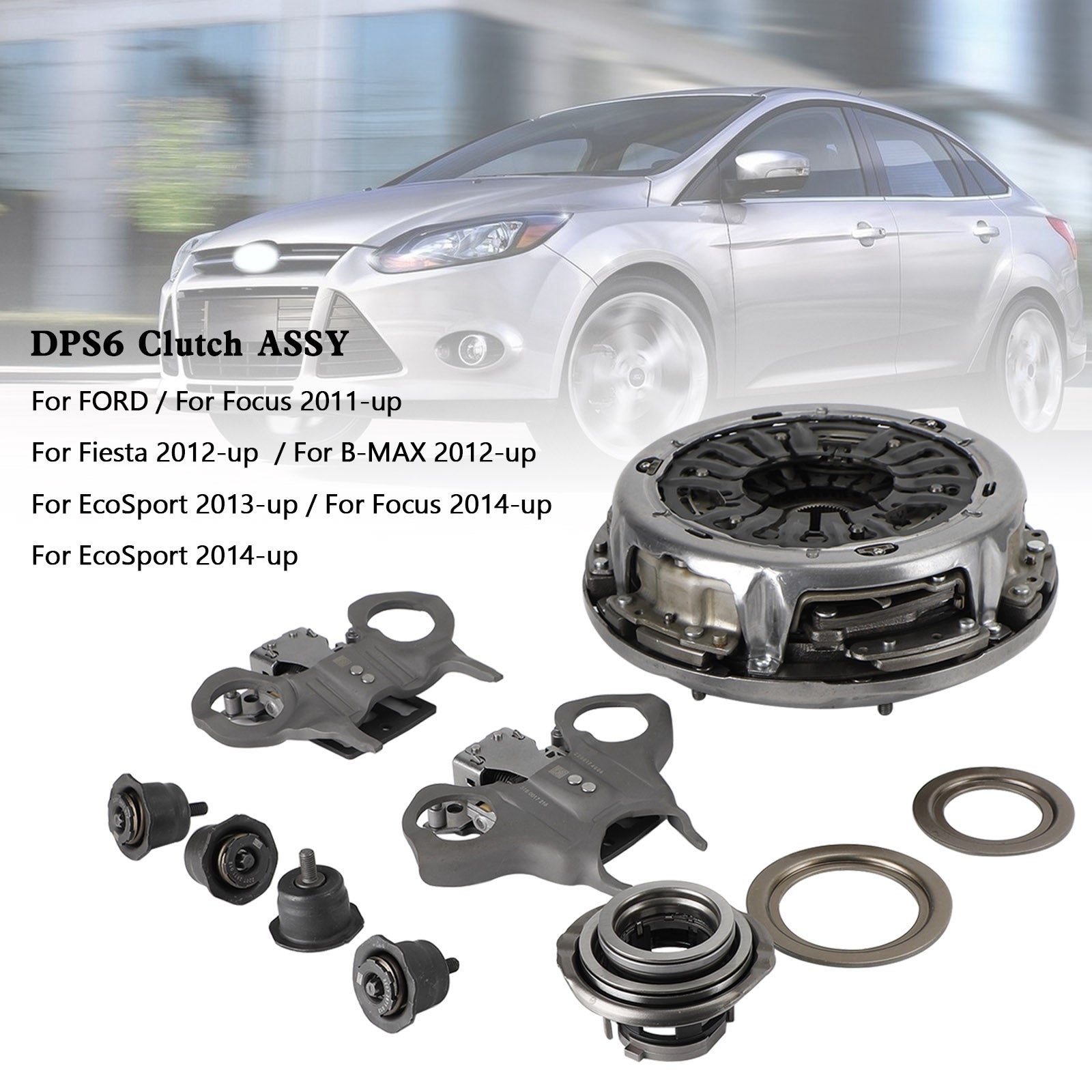 Kit de embrague 6DCT250 DPS6 - Transmisión automática de doble embrague para Ford Focus Fiesta