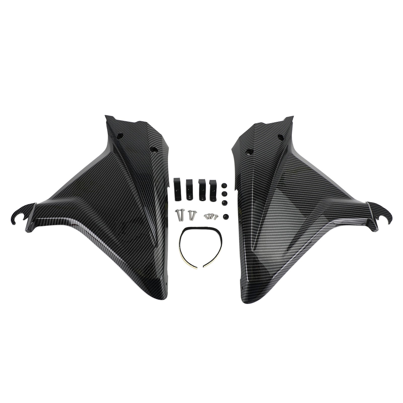 Pannelli di copertura del telaio laterale Trim carenature Cappucci per Honda CBR650R 2019-2021 Generico