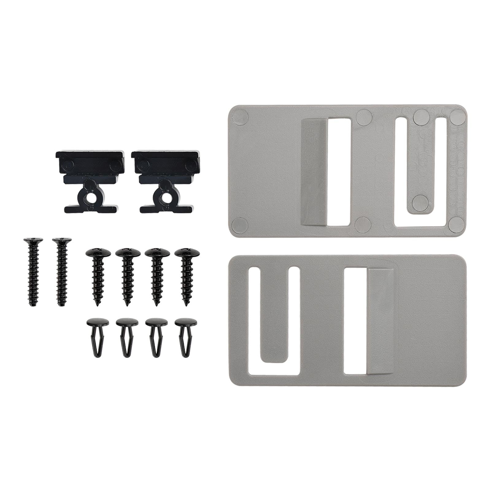 Soporte de manija de puerta de refrigerador RV, Hardware negro para Dometic 3316882900, 2 uds.