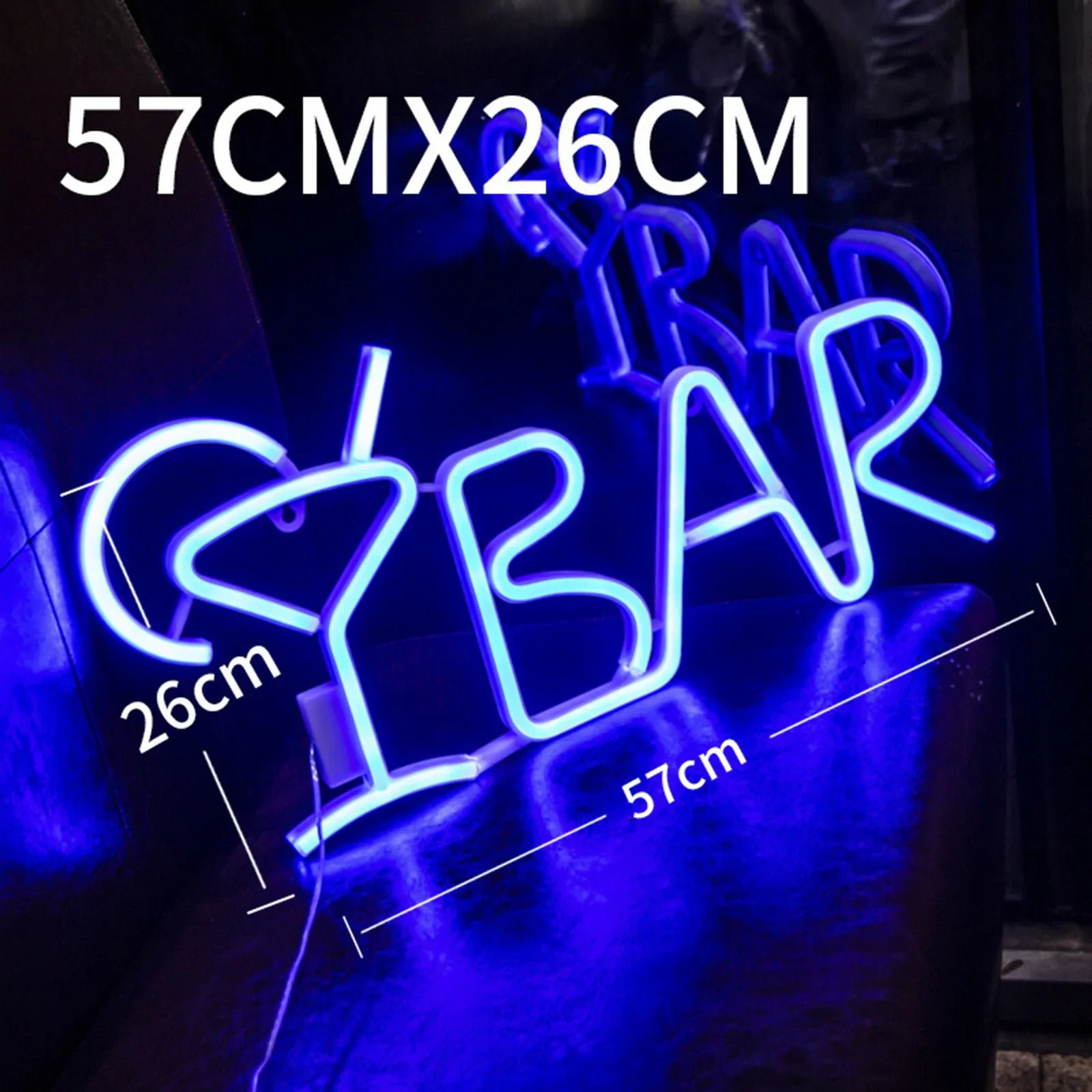 BAR Neon Sign Light LED Juice Letter Lampada al neon Tube Party Night Light Lamp Fedex Express