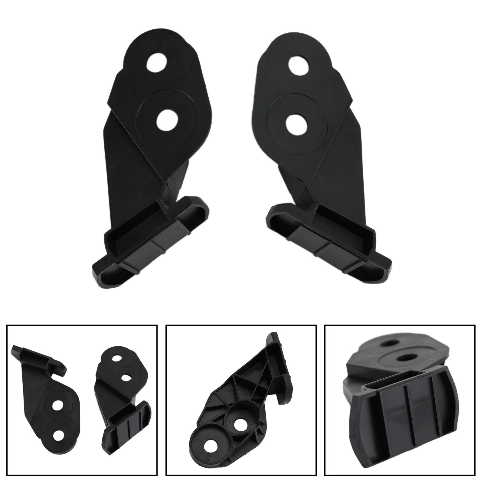 Clips de fixation de fixations de pare-chocs avant Pour BMW Série 3 E46 2001-2004 Noir Générique