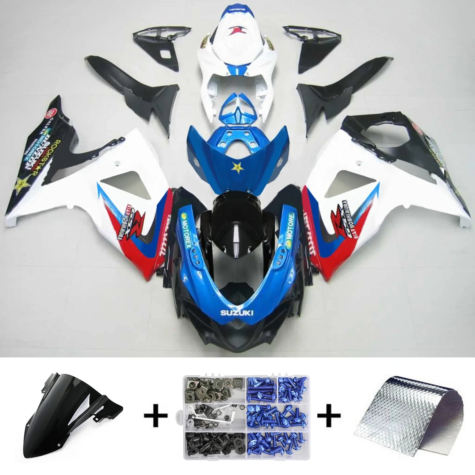 Kit de carénage Amotopart Suzuki GSXR1000 2009-2016