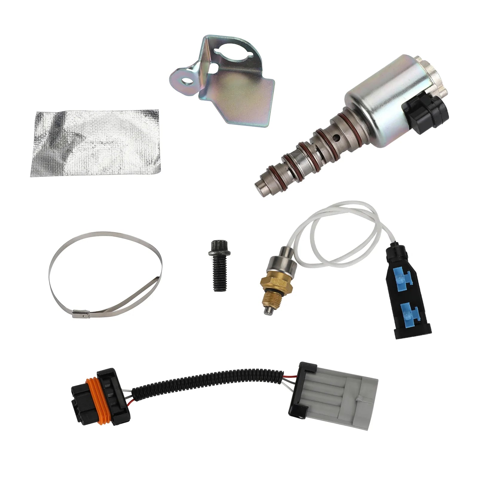 Ford F-Series Trucks & Excursion 2003-2007 con motor Powerstroke de 6.0L VGT Turbo Tune-up Kit - Sensor de posición de paleta 12635324 y solenoide VGT 3C3Z6F089AA