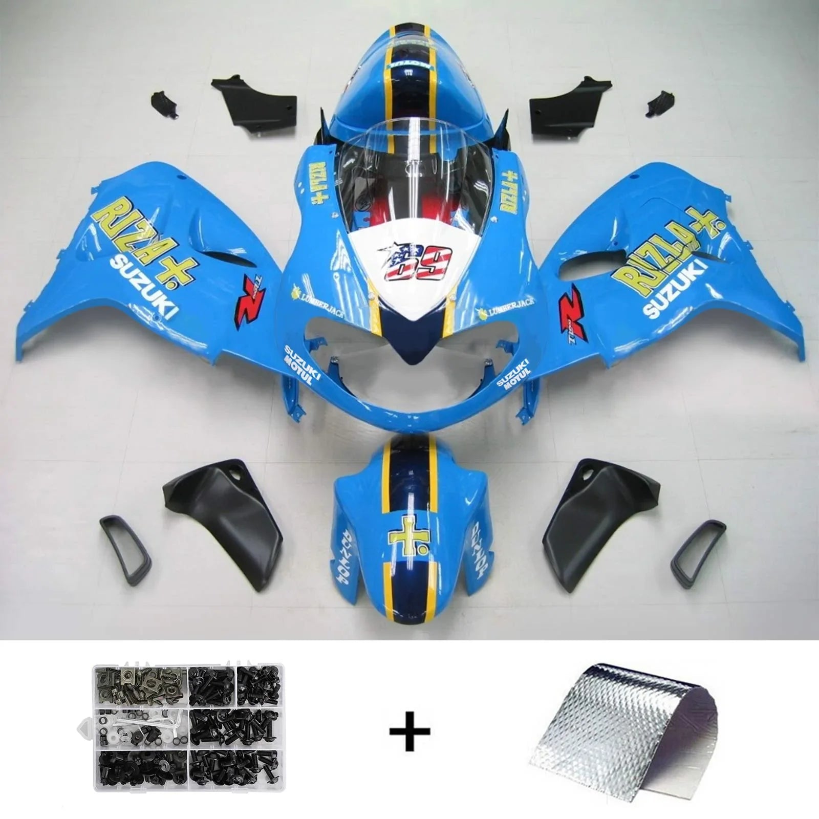 Amotopart Suzuki TL1000R 1998-2003 Kit Carenado Plastico ABS Carroceria