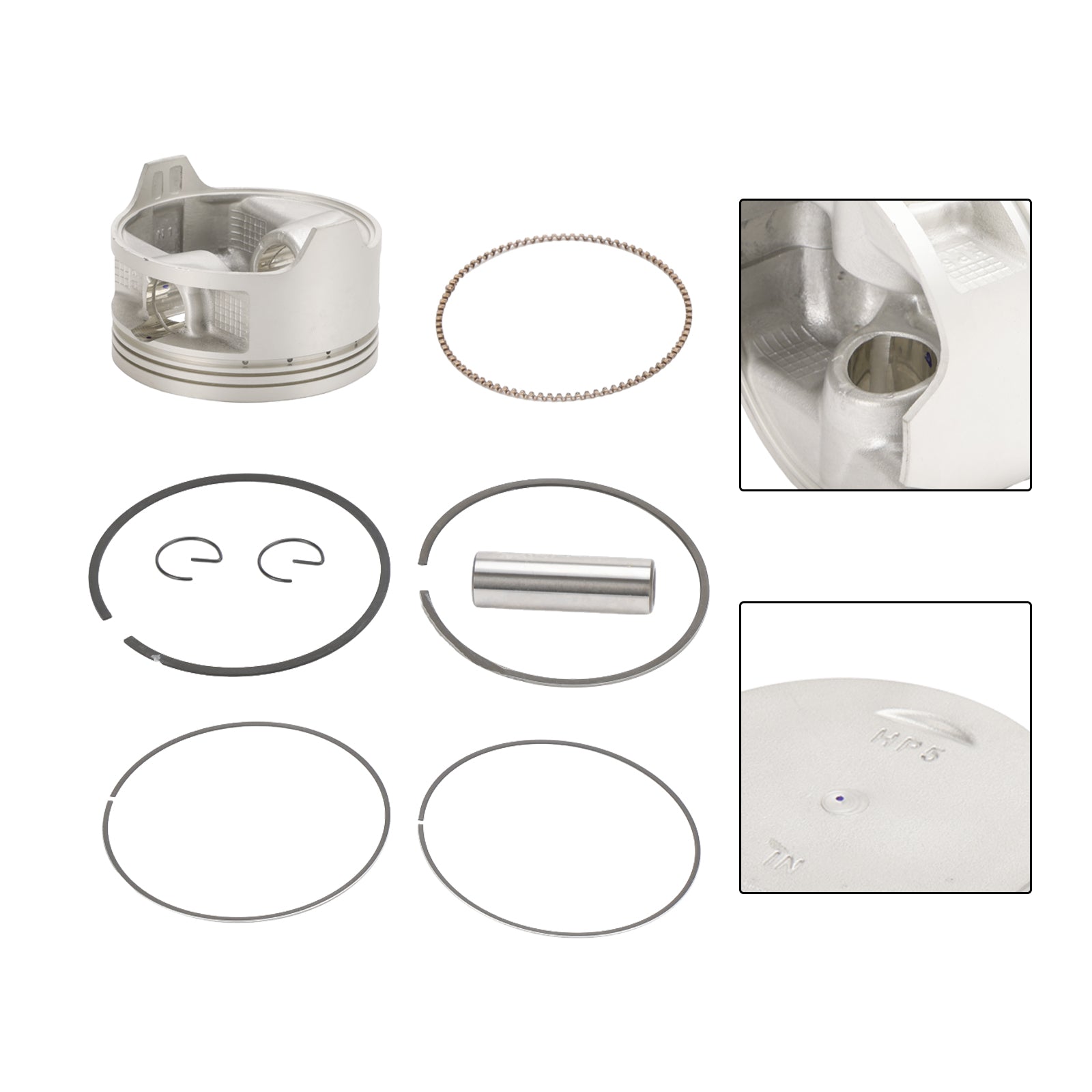 Kit de reconstruction de segment de piston Honda Rancher Trx420 2007-2018, alésage standard 86,5 mm