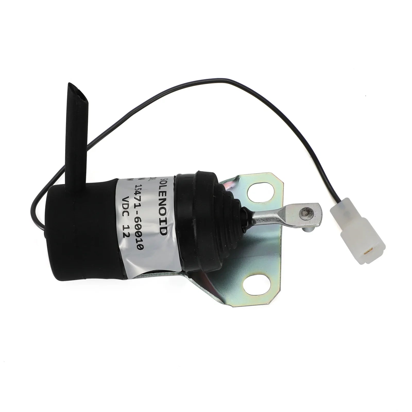 Convient pour Kubota 052600-1001 052600-1000 15471-60010 Solénoïde d'arrêt de carburant 12 V