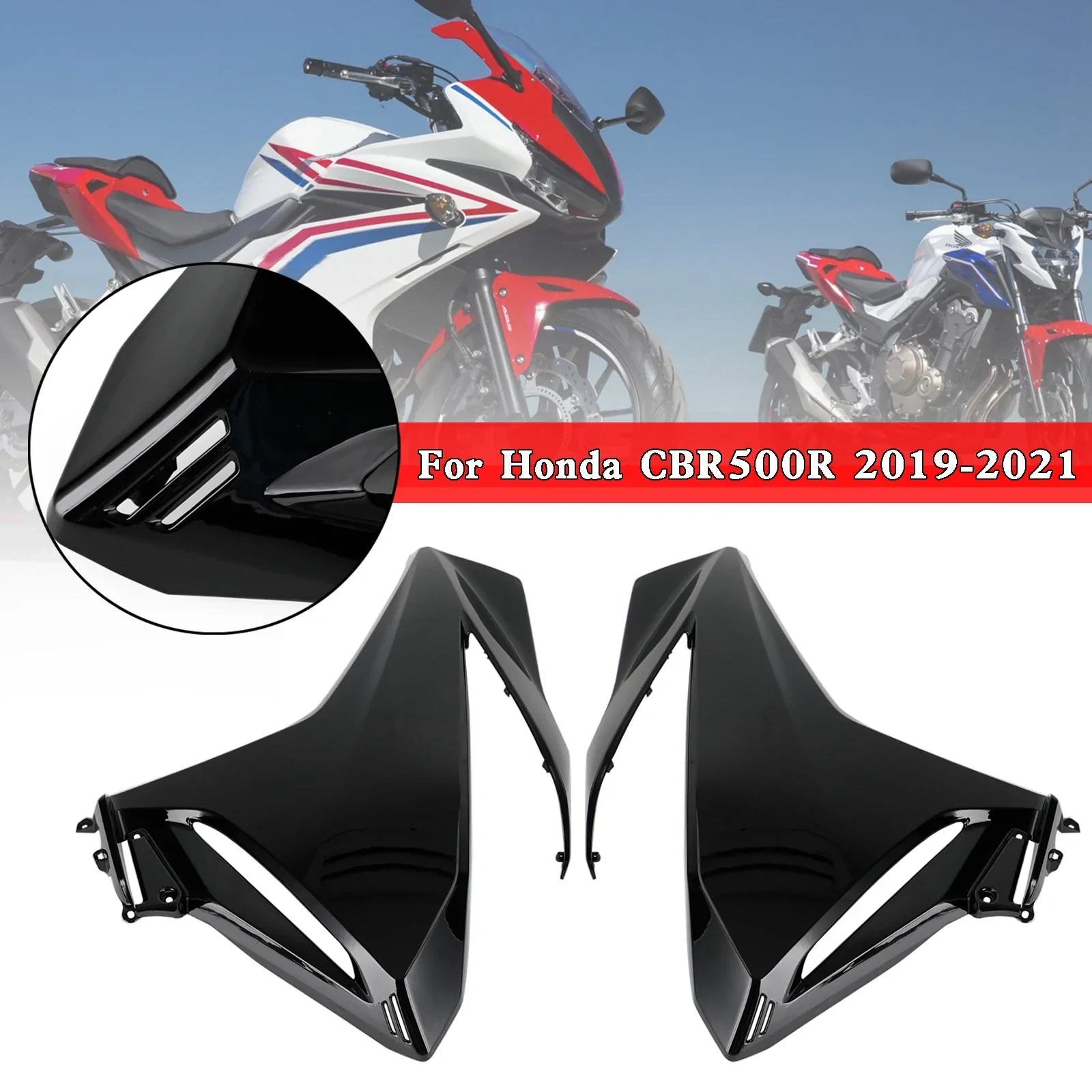 Carenado de Panel de cubierta de marco lateral para Honda CBR500R 2019-2021