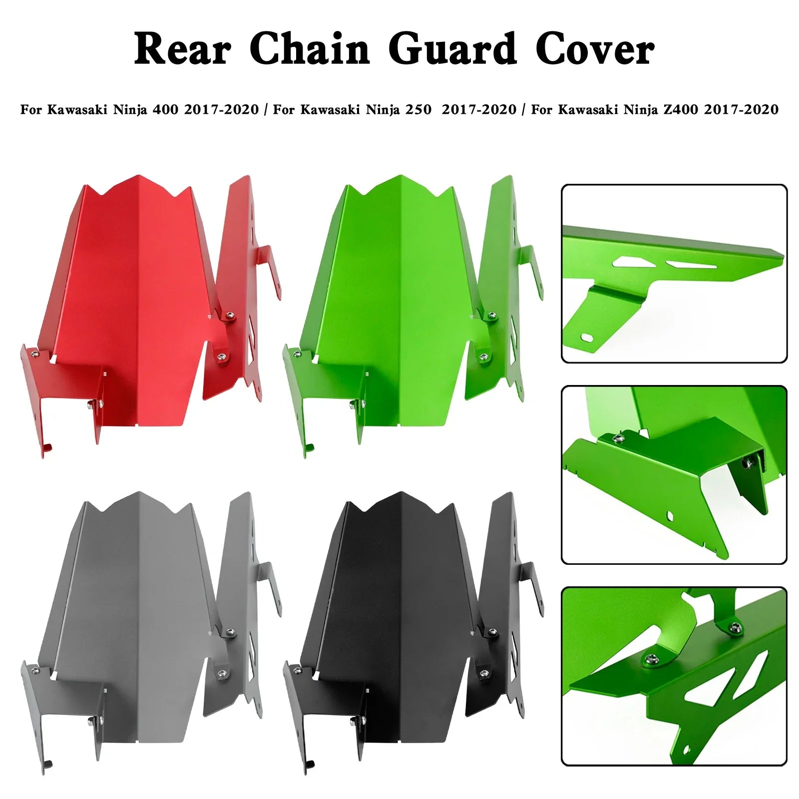 2017-2020 Kawasaki Ninja 400/250 Z400 Cache de protection de chaîne de pignon