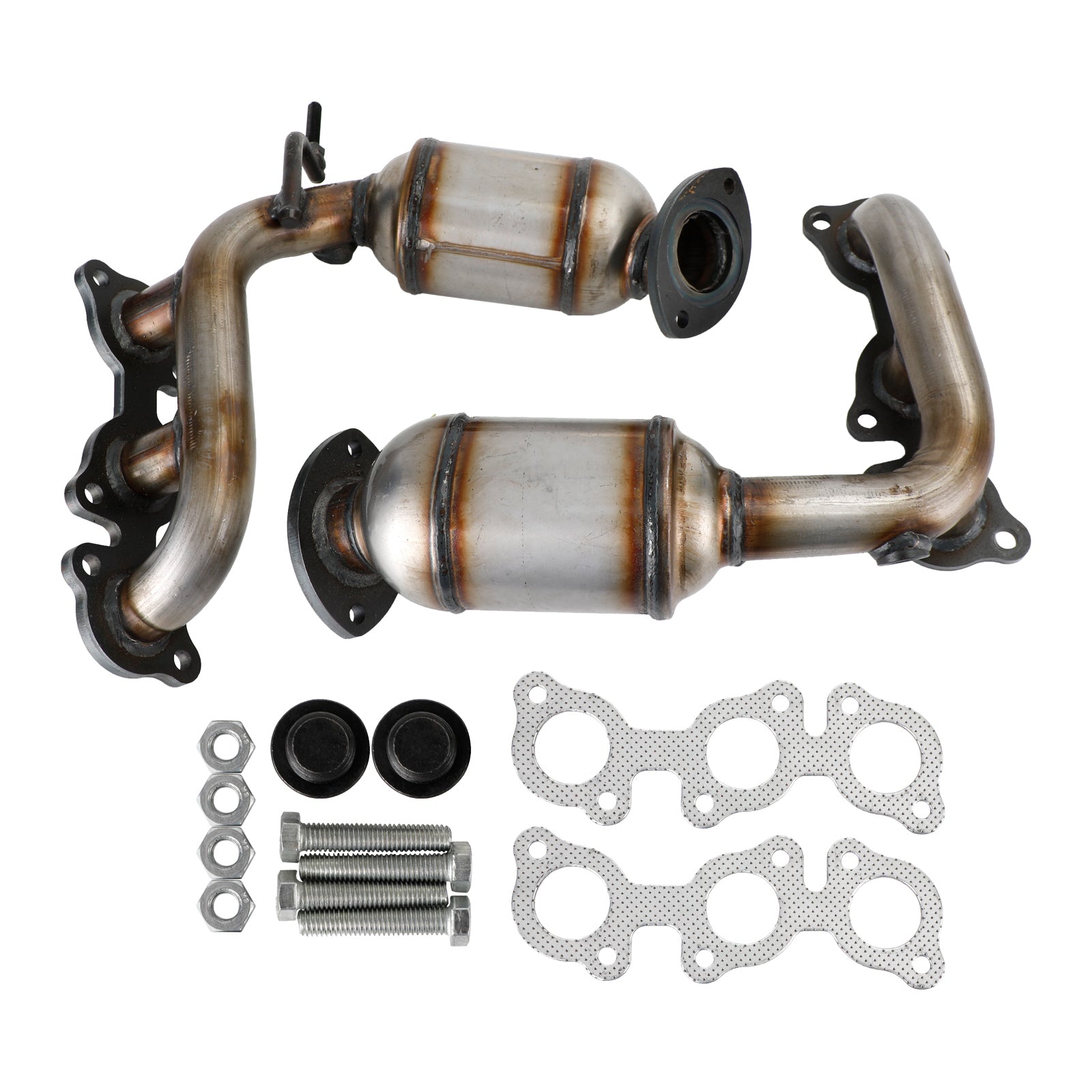 2004-2007 Toyota Highlander 3.3L Collecteur Bank1 &amp; BANK2 Convertisseurs catalytiques