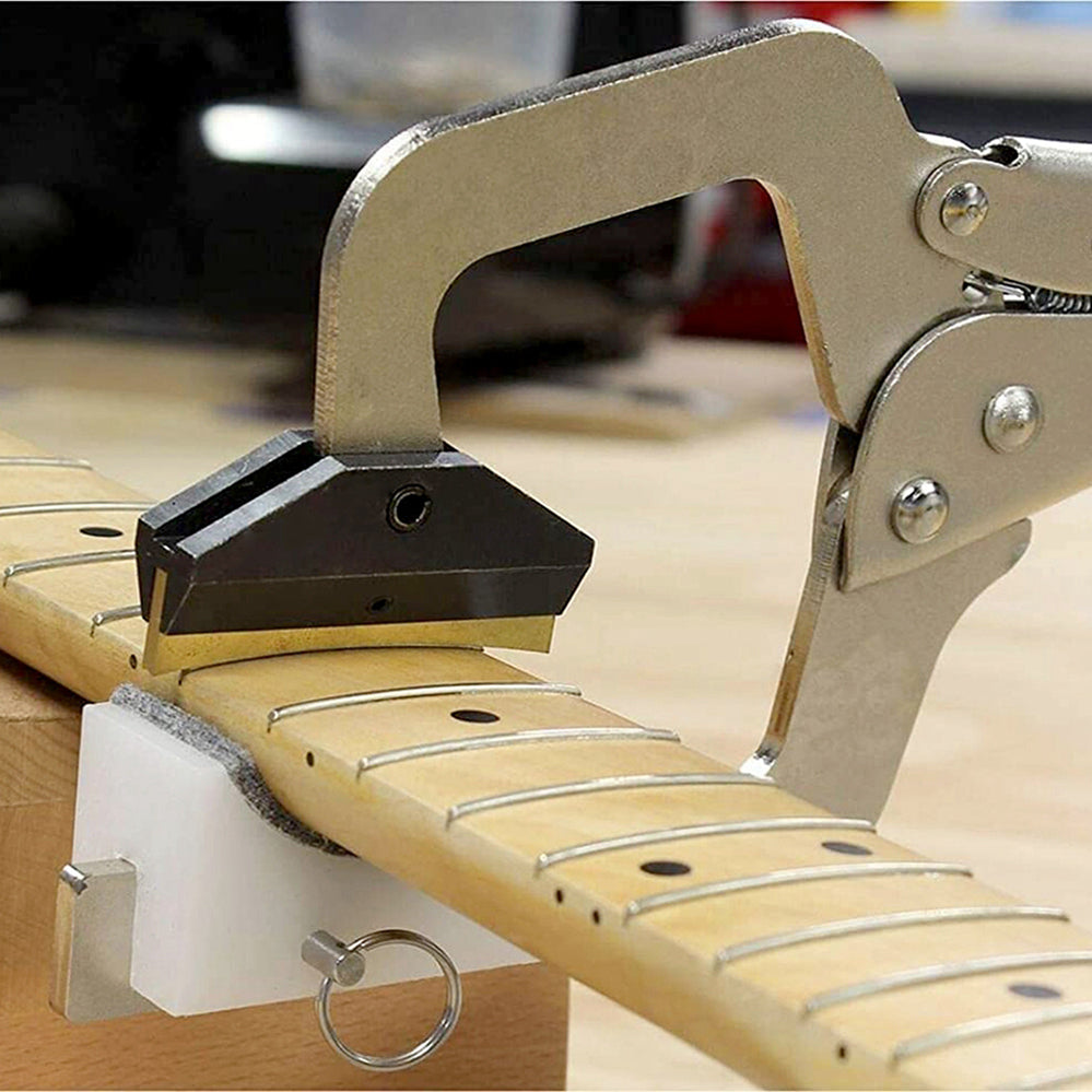 Pince de presse de frette de poche pour guitare avec 4 presses de cou rembourrées outil de réparation de guitare