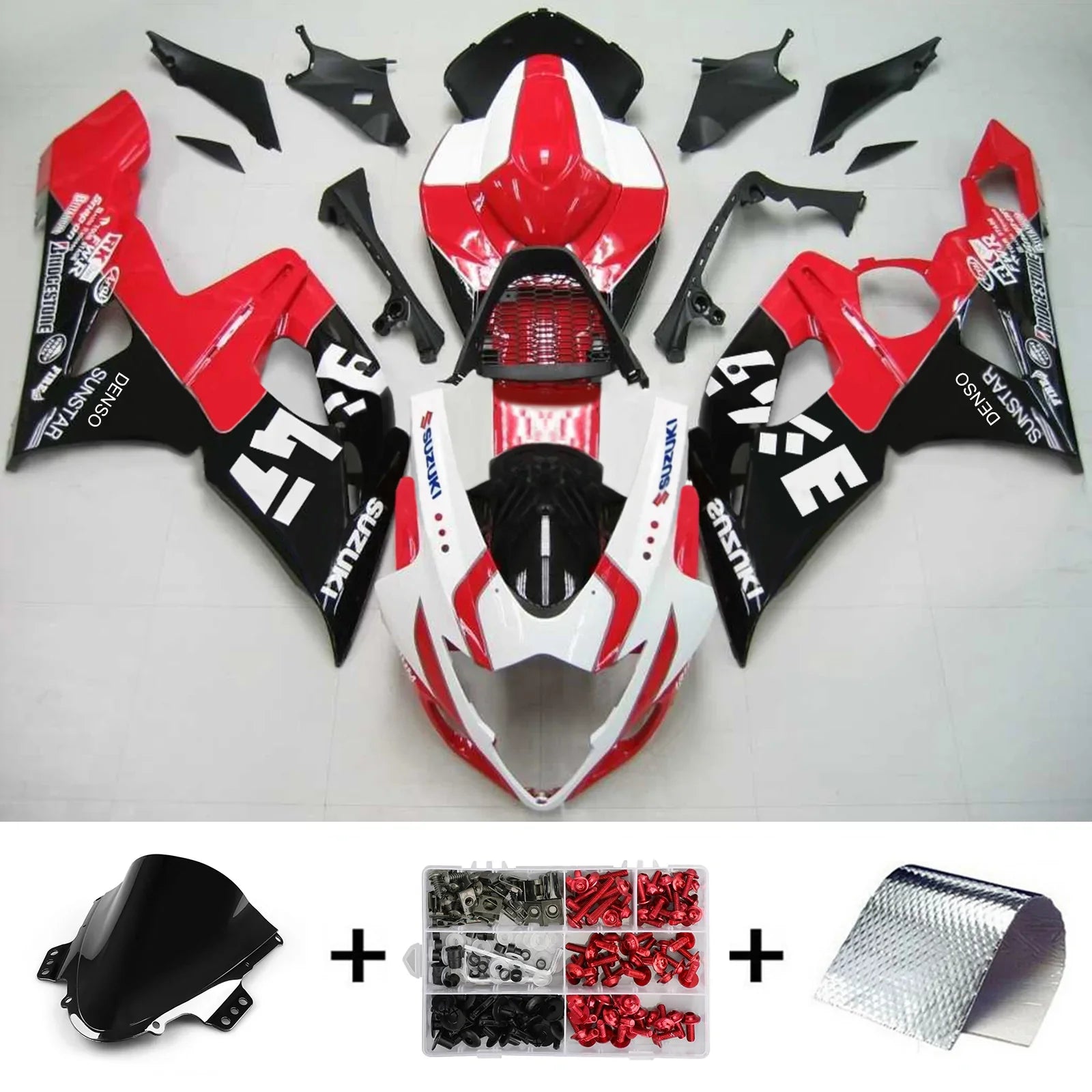 Kit de carénage Amotopart Suzuki GSXR1000 2005-2006