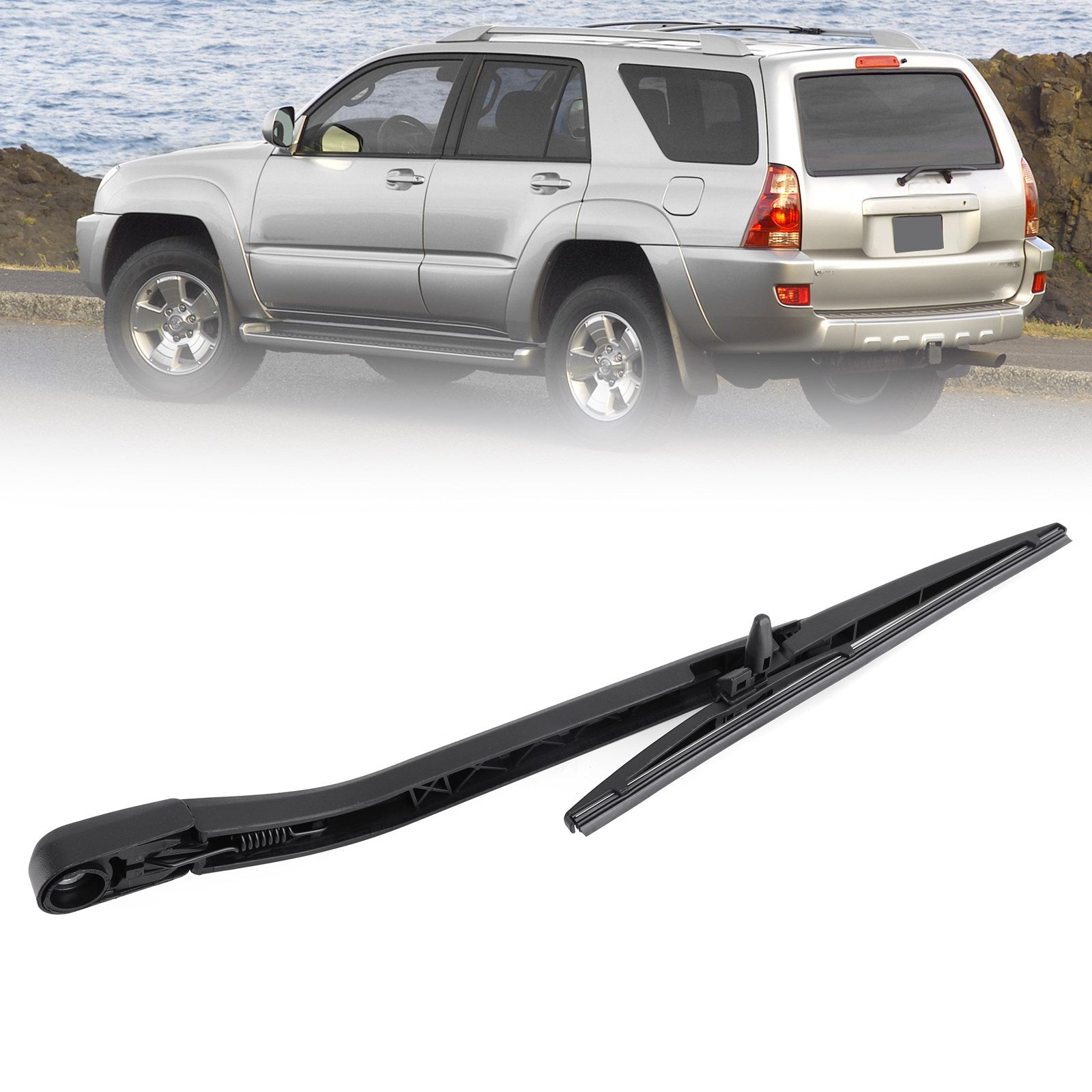 2 kpl Takalasin pyyhkimen varsi ja sula Toyota 4Runner 2003-2009 85242-35021 Generic