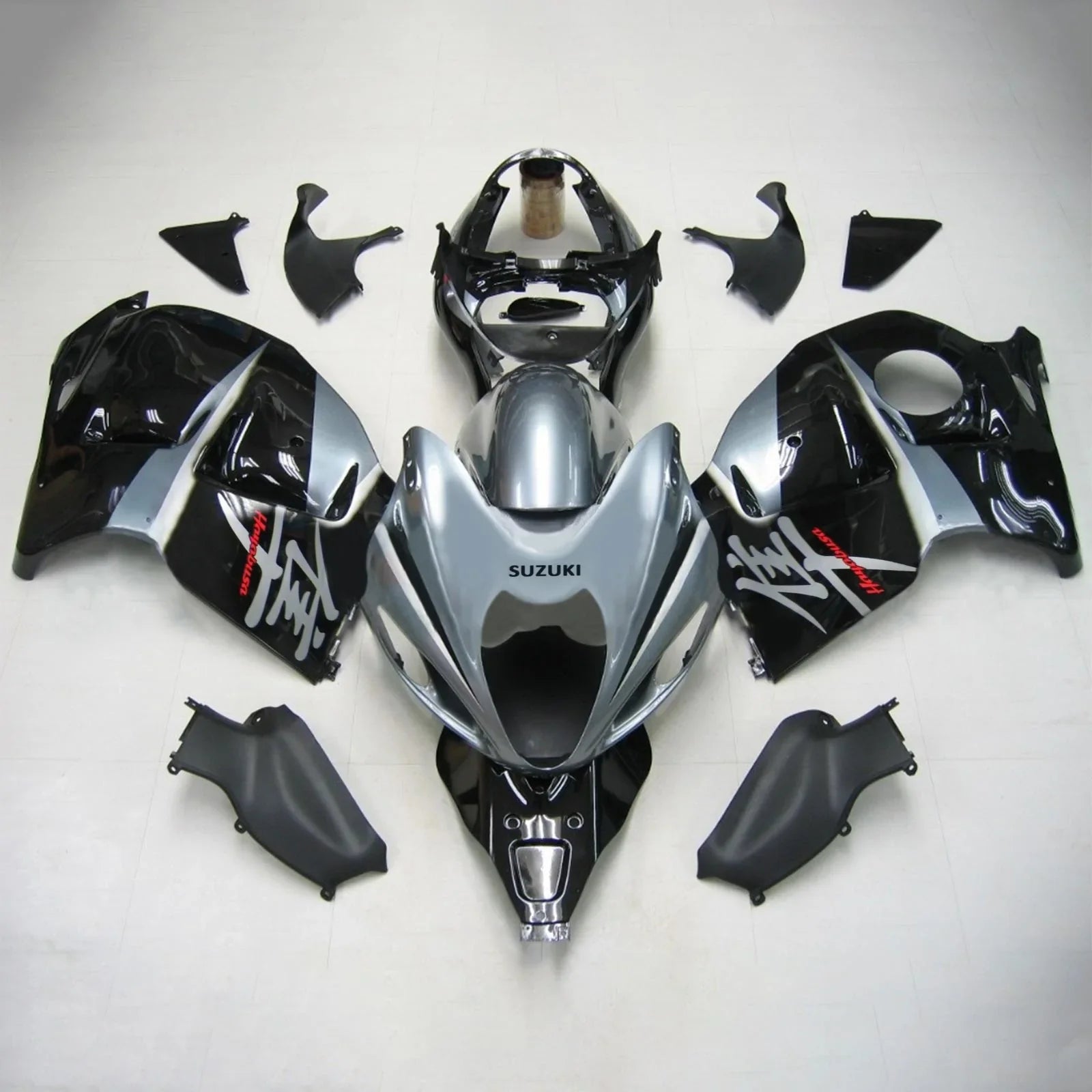 Amotopart Suzuki Hayabusa GSXR1300 1999-2007 Kit carenatura carrozzeria in plastica ABS