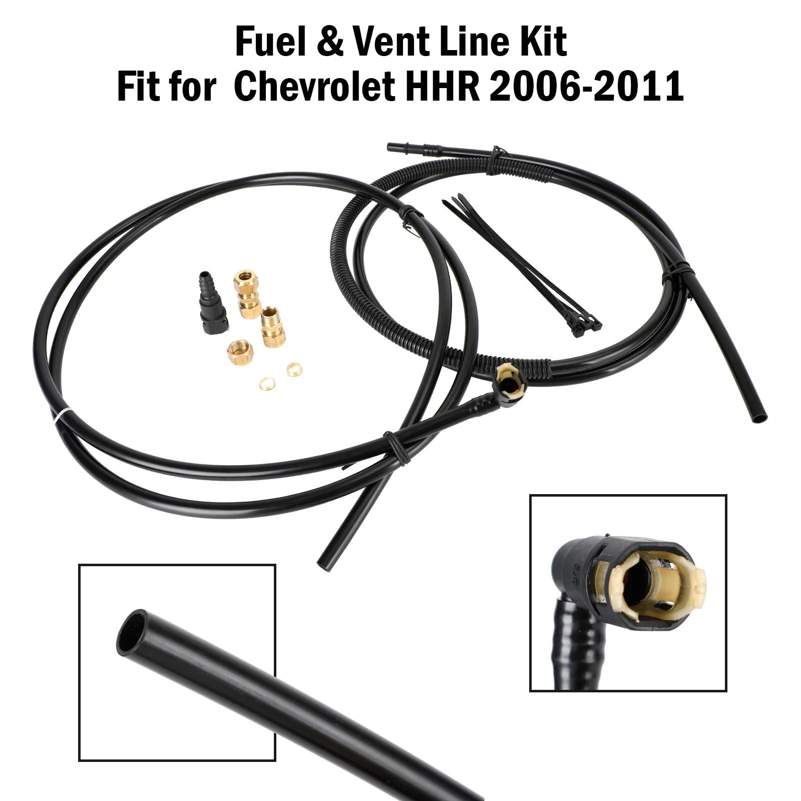 Chevrolet HHR 2006-2011 Kit riparazione linea carburante e sfiato in nylon Fl-FG0974