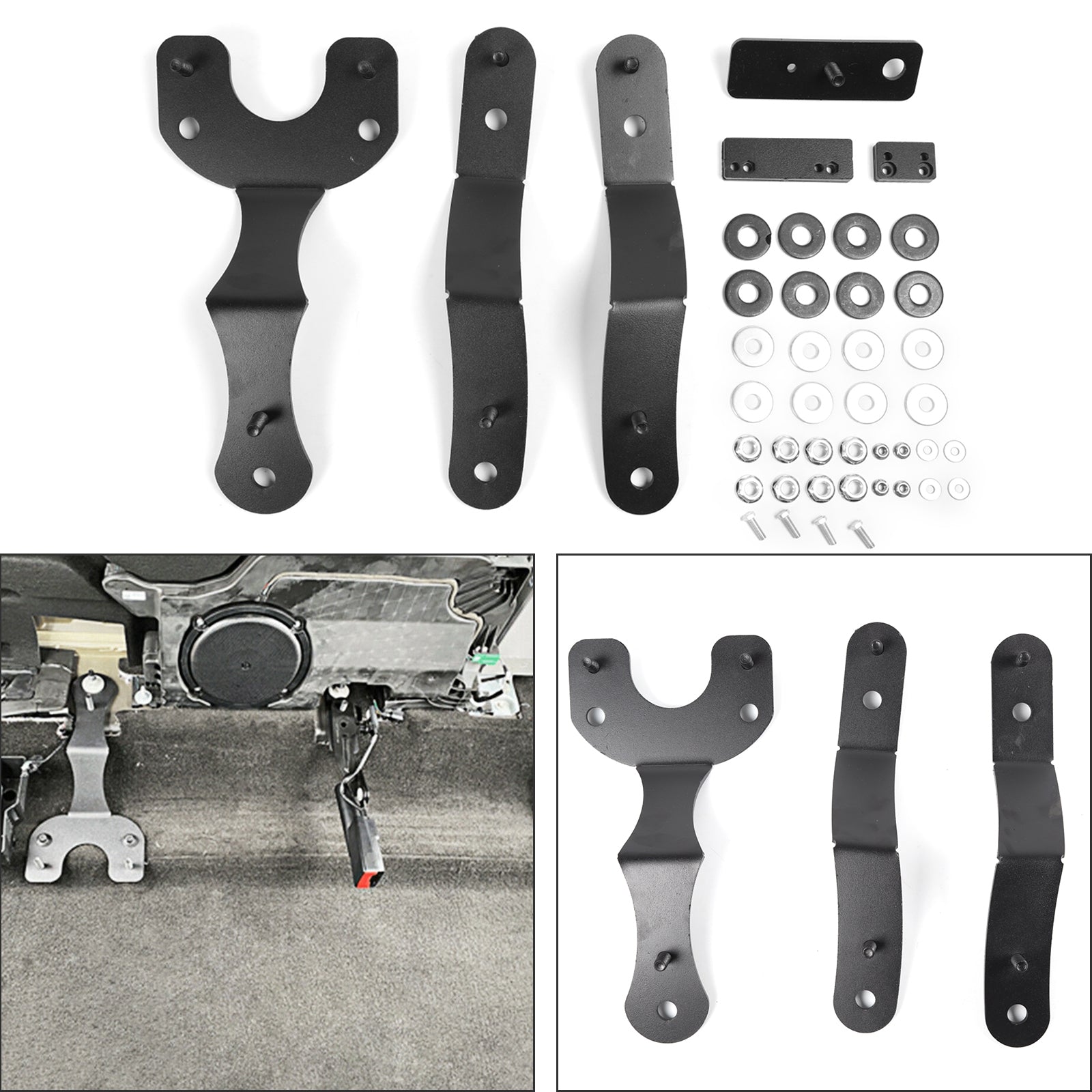 Ensembles de Kit 'inclinaison de siège arrière de réglage noir pour Ford F150 2015-2019 générique