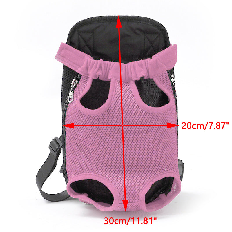 Portable Mesh Pet Dog Carrier Puppy Backpack Voyage Sac de transport Sac à bandoulière