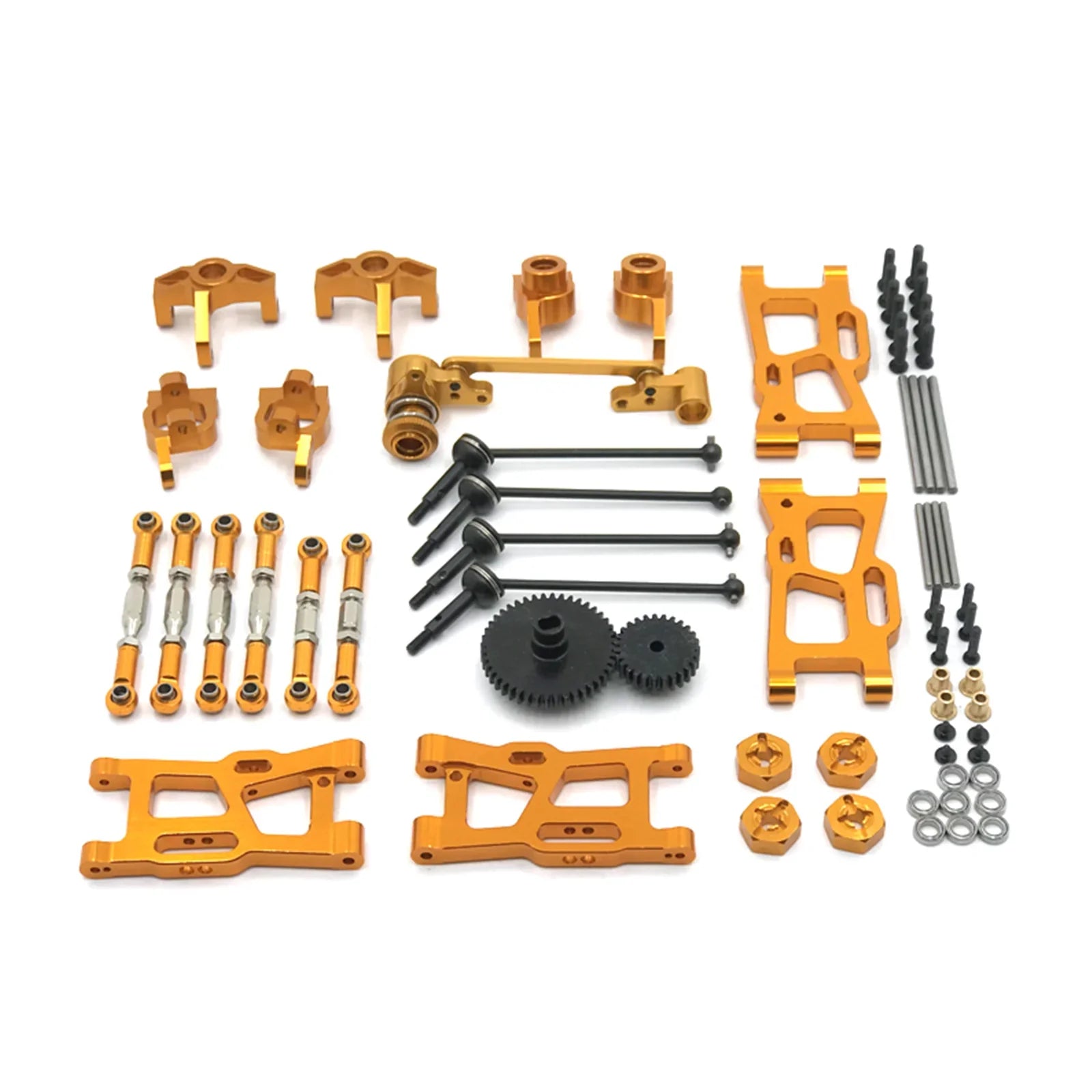 Kits de mise à niveau en métal 1/12 1/14 RC pour Wltoys 144001 144002 124016 124017 124018