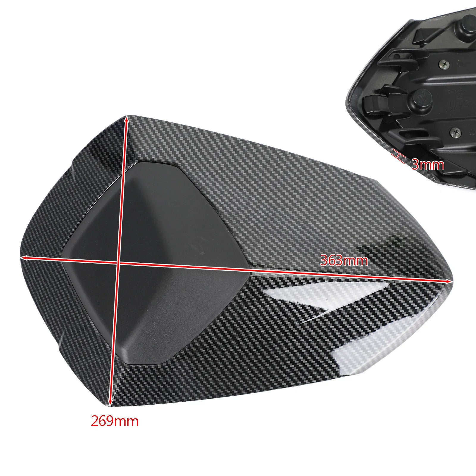 Couverture de capot de carénage de siège arrière pour Speed Triple RS 1050 2018-2021 générique