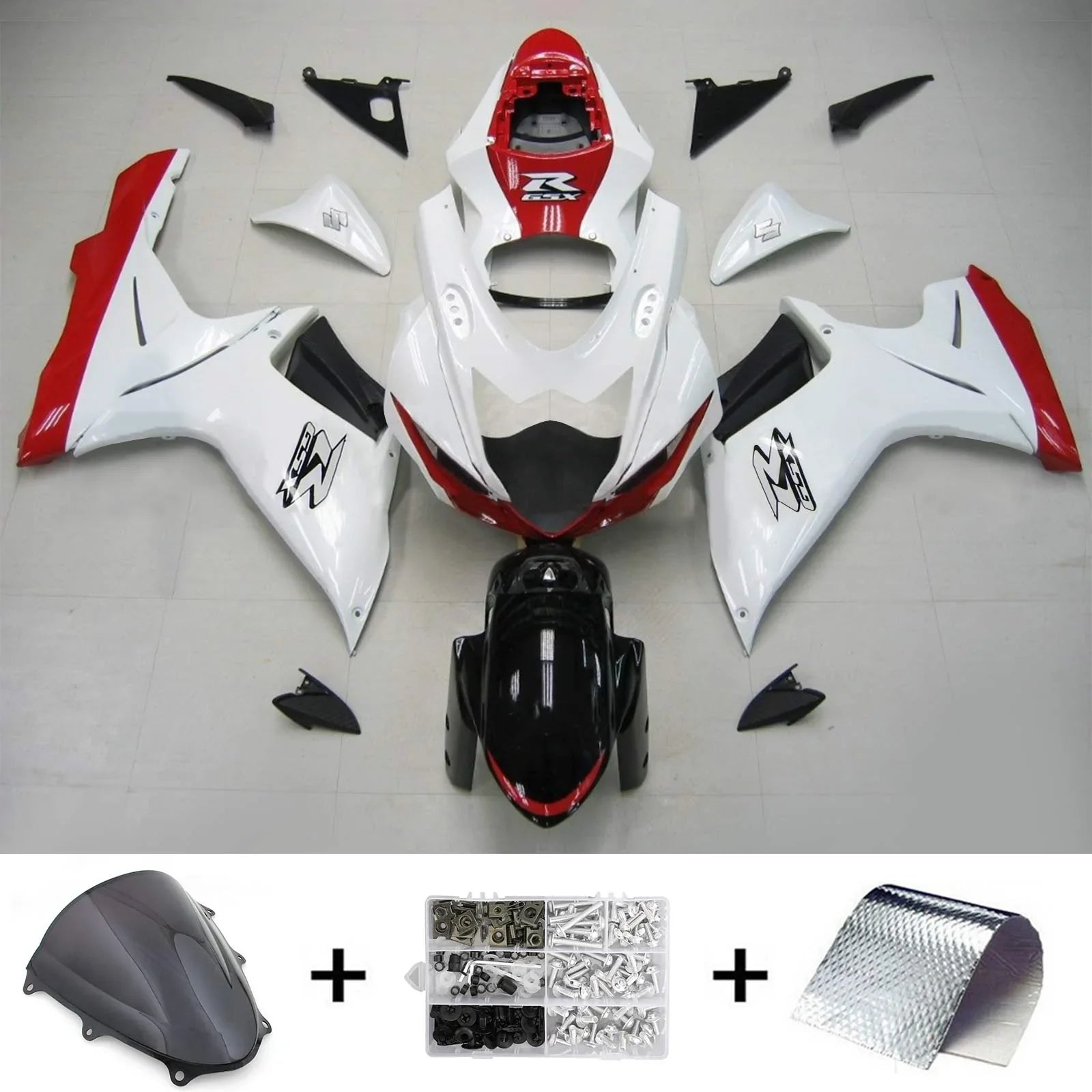 Amotopart Suzuki GSXR 600/750 2011-2021 K11 Kit Carenado Carrocería Plástico ABS