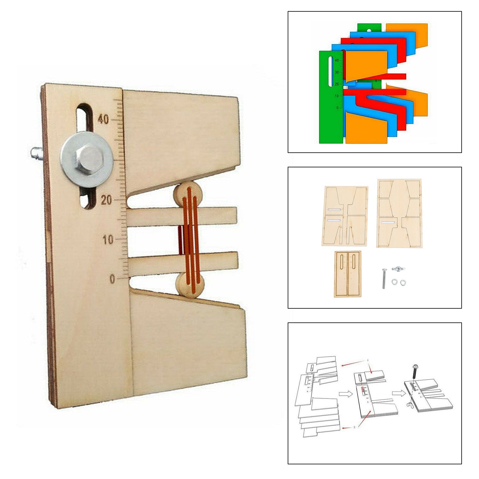 Dead Eyes Outils d'amarrage Outil de fixation pour kit de modèle de bateau en bois Outil auxiliaire