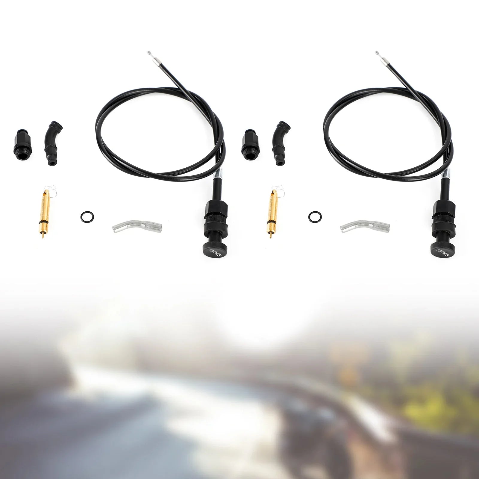 2x Kit de pistón de Cable de estrangulador de carburador para Honda Rancher TRX350 FM TM 00-06 genérico