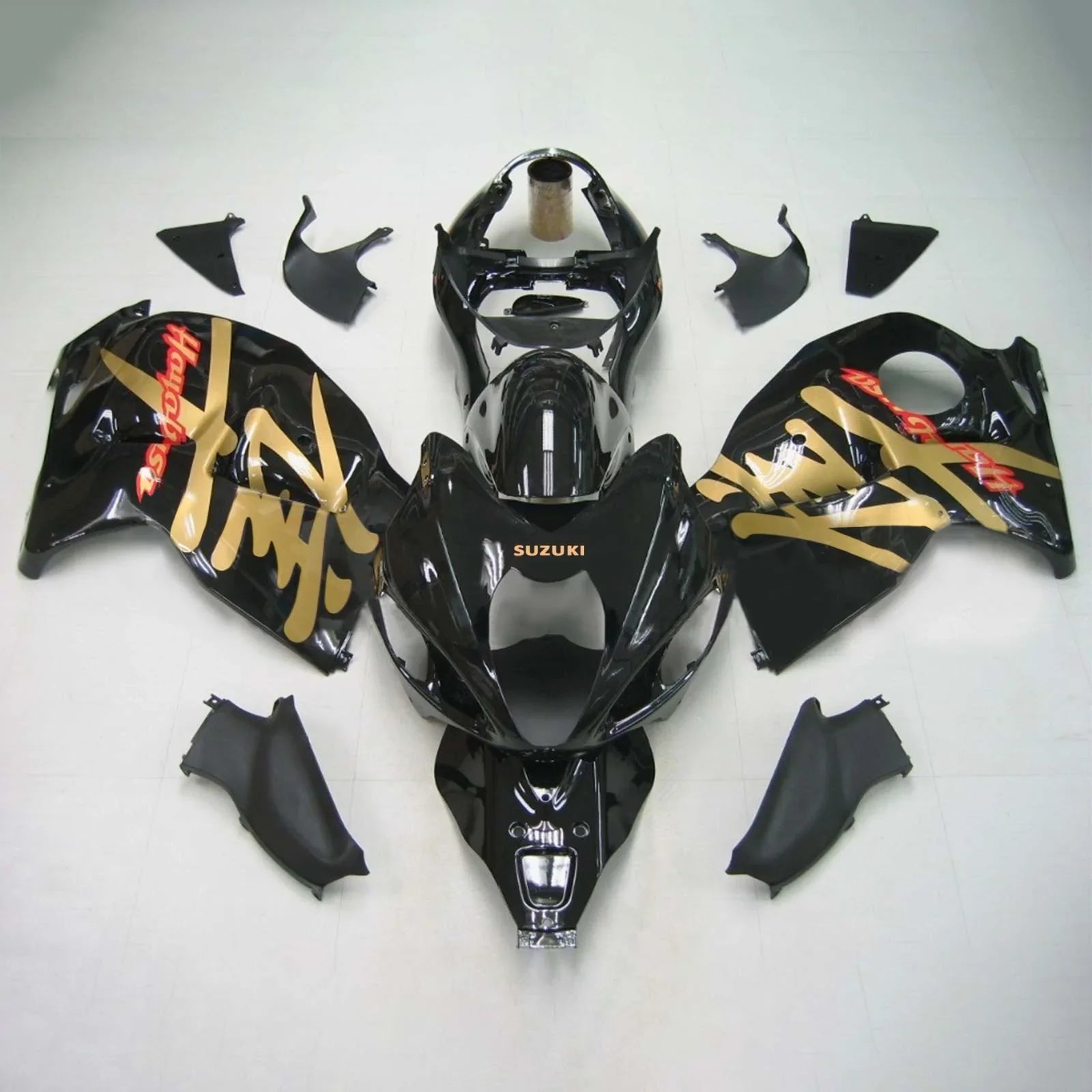 Amotopart Suzuki Hayabusa GSXR1300 1999-2007 Kit carenatura carrozzeria in plastica ABS